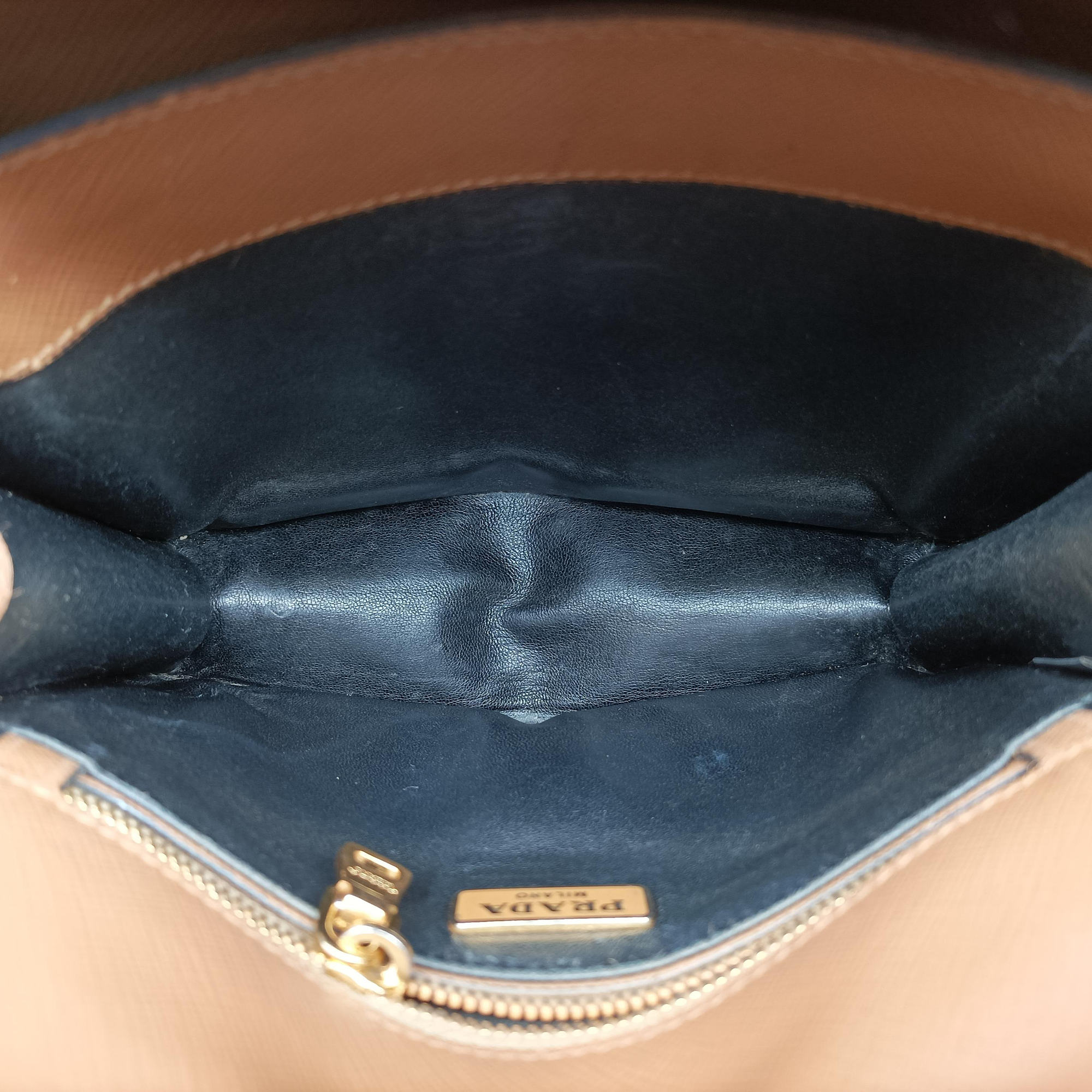 Bicolor Box Brown×White Saffiano Leather 117バイカラーボックス ブラウン×ホワイト サフィアーノレザー 117