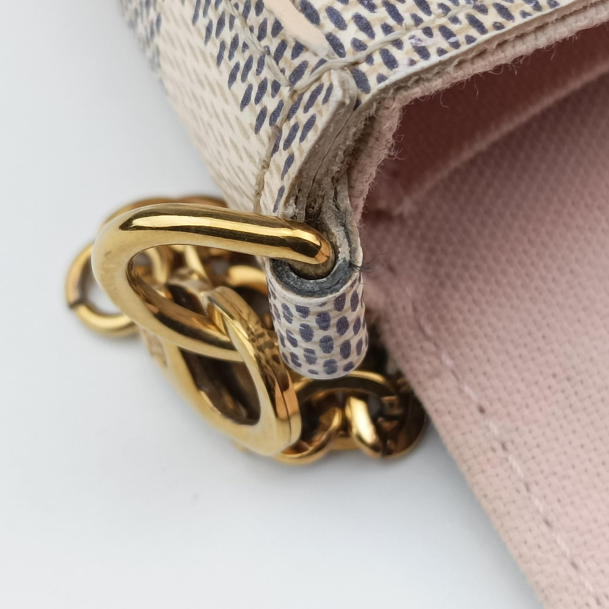 Pochette FeLICIE AZUR Damier Canvas N63106 MI0188ポシェットフェリシー アズール ダミエキャンバス N63106 MI0188