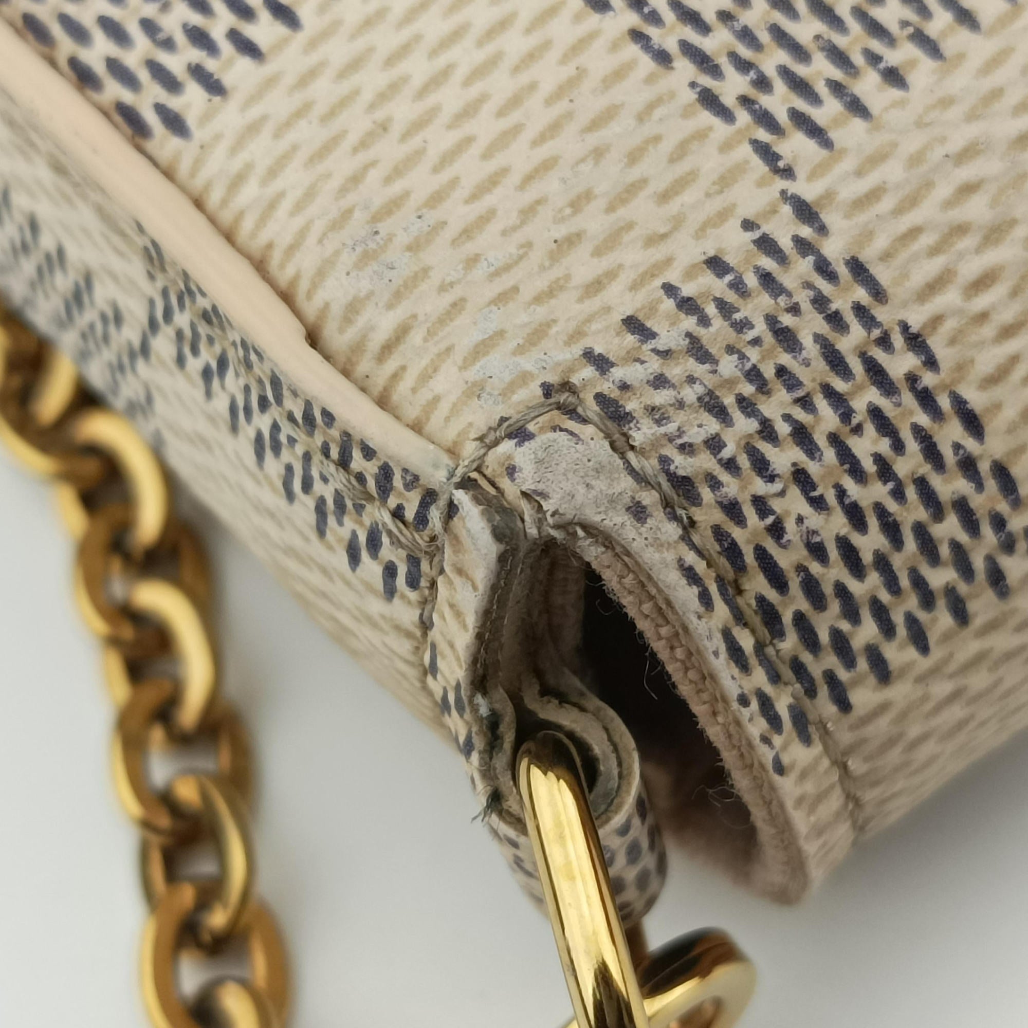 Pochette FeLICIE AZUR Damier Canvas N63106 MI0188ポシェットフェリシー アズール ダミエキャンバス N63106 MI0188