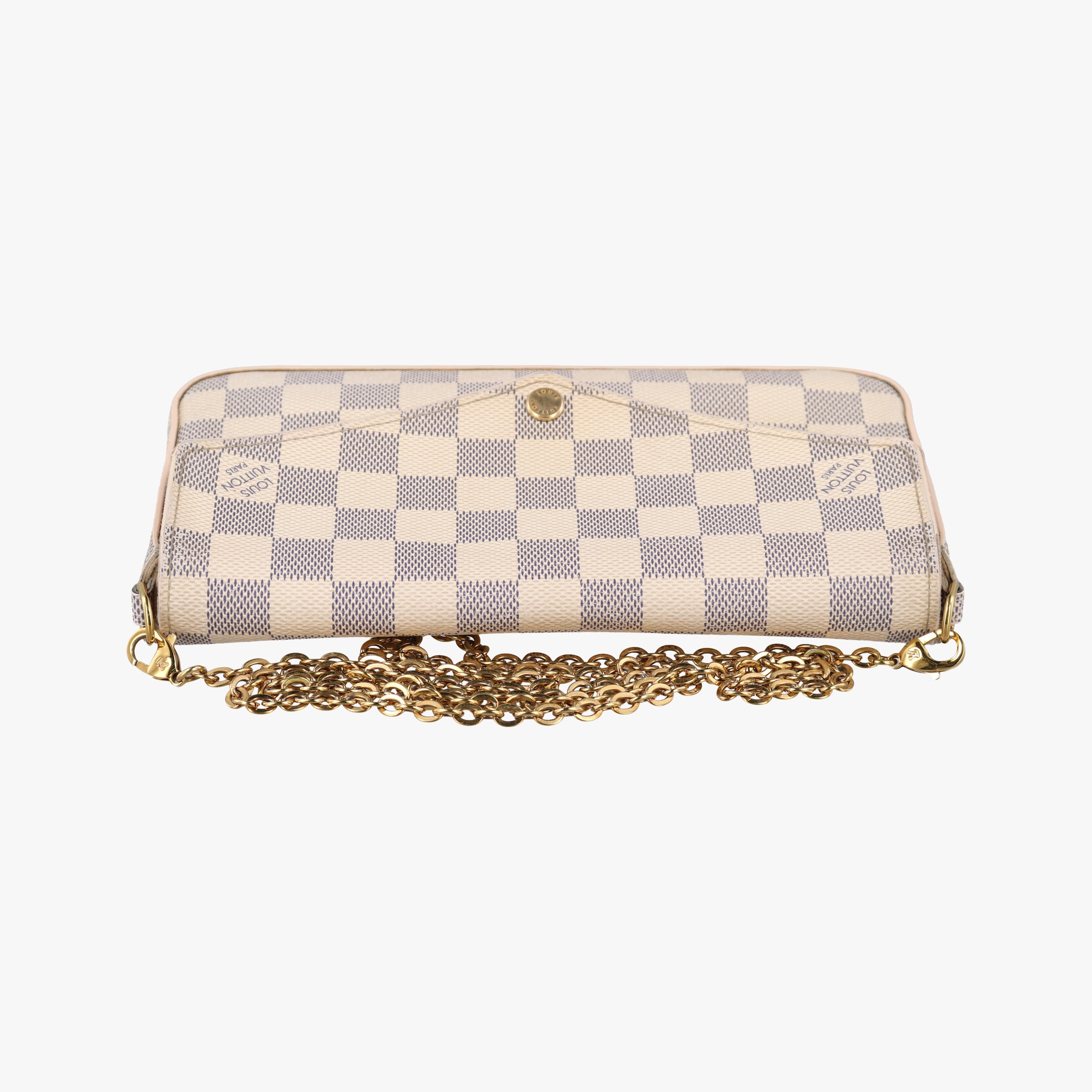 Pochette FeLICIE AZUR Damier Canvas N63106 MI0188ポシェットフェリシー アズール ダミエキャンバス N63106 MI0188