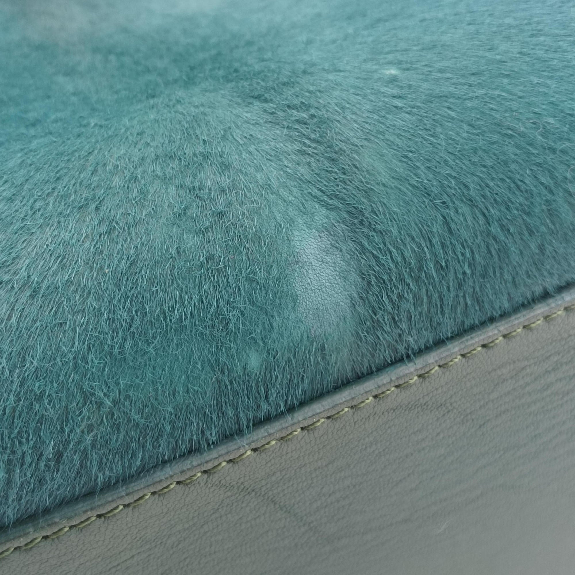 Luggage Square Phantom Green Pony Hair S-PA-1111ラゲージ スクエアファントム グリーン ハラコ S-PA-1111