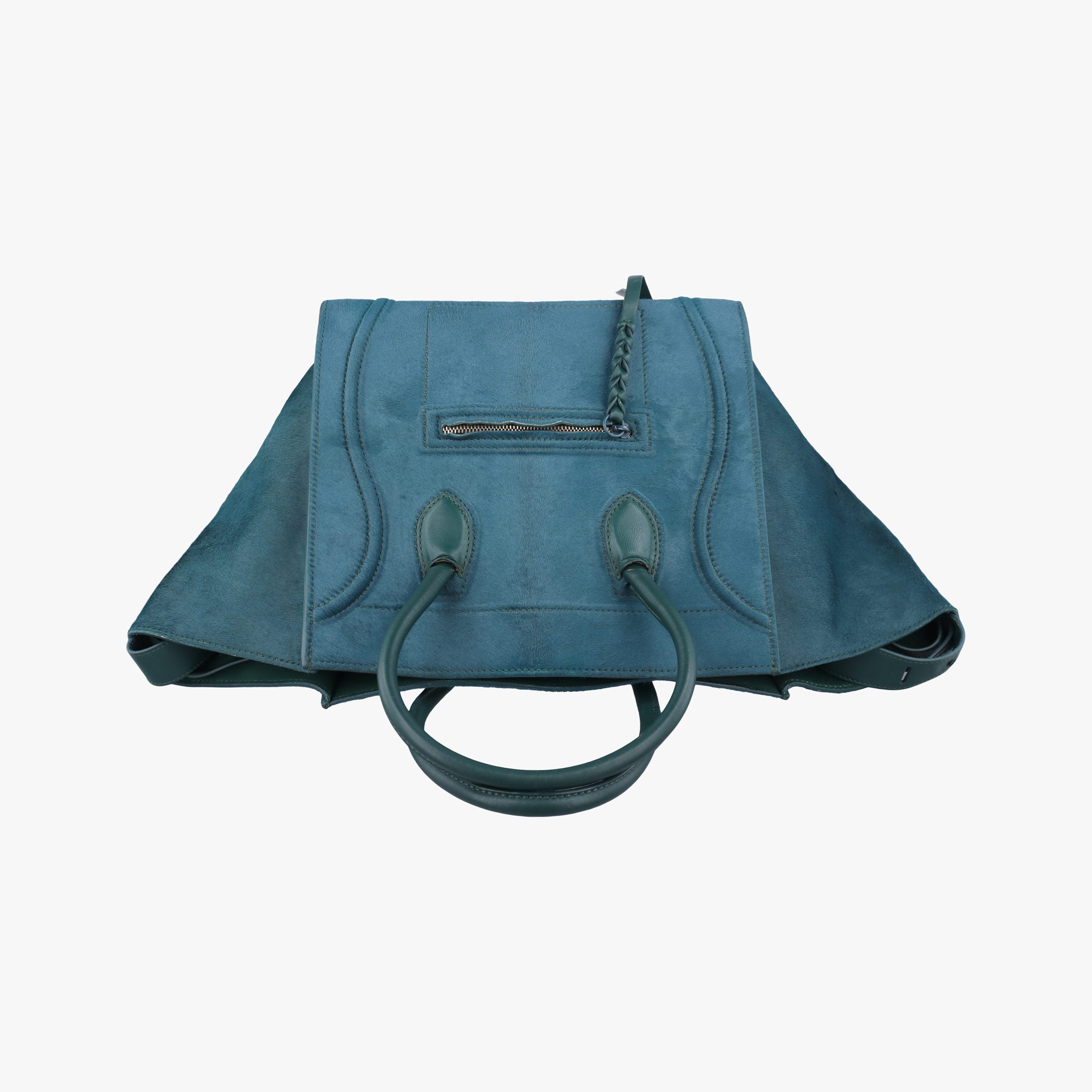 Luggage Square Phantom Green Pony Hair S-PA-1111ラゲージ スクエアファントム グリーン ハラコ S-PA-1111