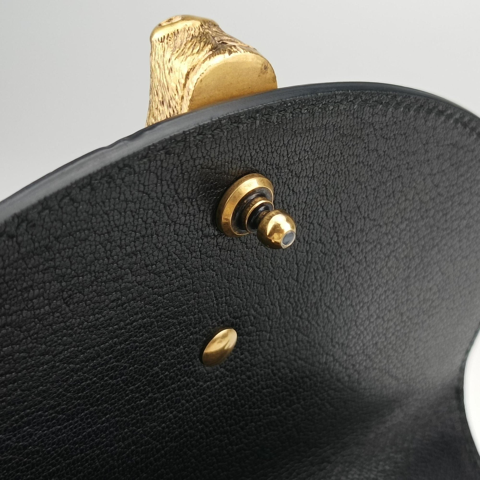 Fox Brooch Bamboo Beige×Multicolour PVC coated canvas×leather 466428 C023189686フォックス ブローチ バンブー ベージュ×マルチカラー PVCコーティングキャンバス×レザー 466428 C023189686