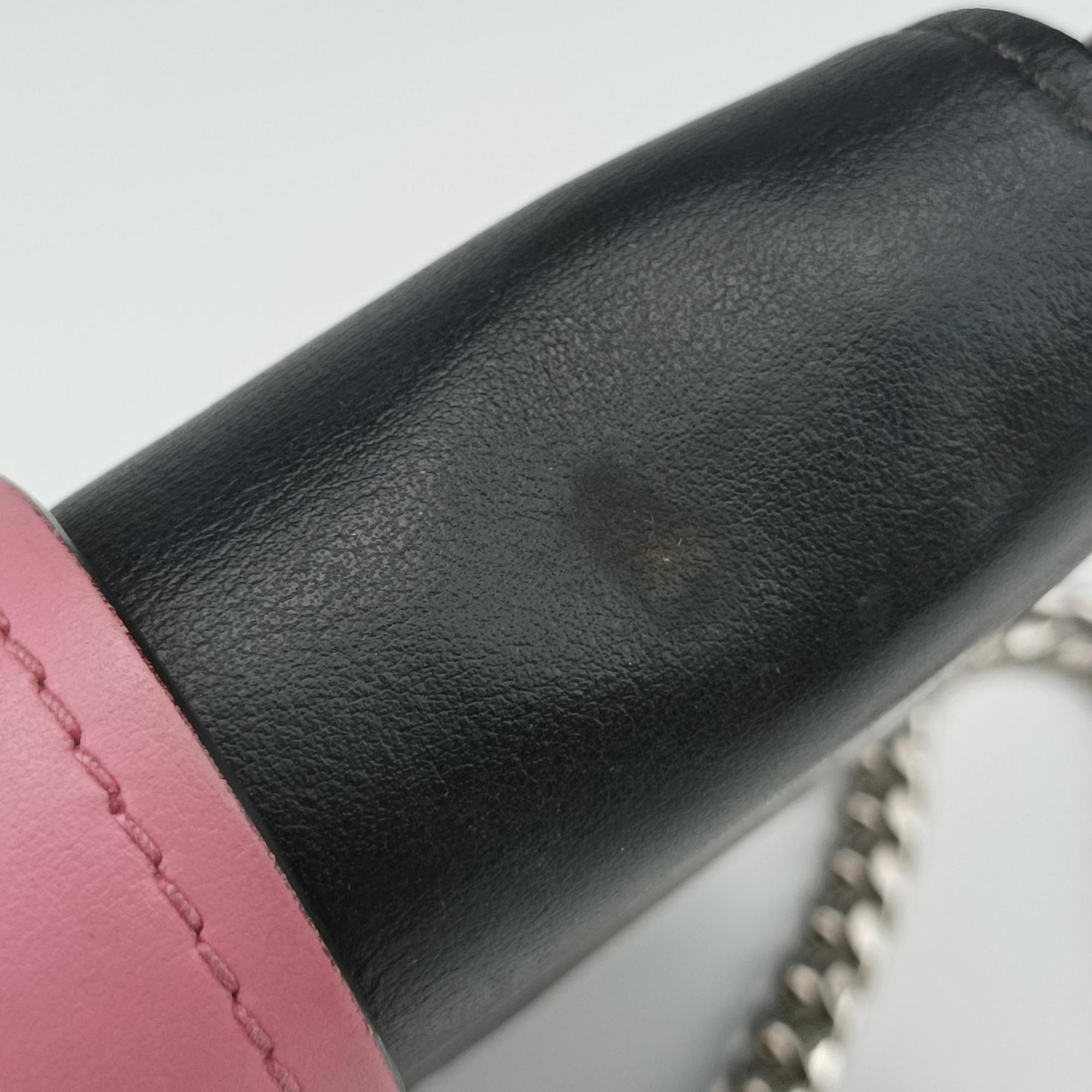 Crystal Ribbons Pink×Black×Multicolour Leather 1BD067 7/Kクリスタルリボン ラインストーン ピンク×ブラック×マルチカラー レザー 1BD067 7/K