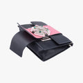 Crystal Ribbons Pink×Black×Multicolour Leather 1BD067 7/Kクリスタルリボン ラインストーン ピンク×ブラック×マルチカラー レザー 1BD067 7/K