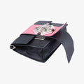 Crystal Ribbons Pink×Black×Multicolour Leather 1BD067 7/Kクリスタルリボン ラインストーン ピンク×ブラック×マルチカラー レザー 1BD067 7/K