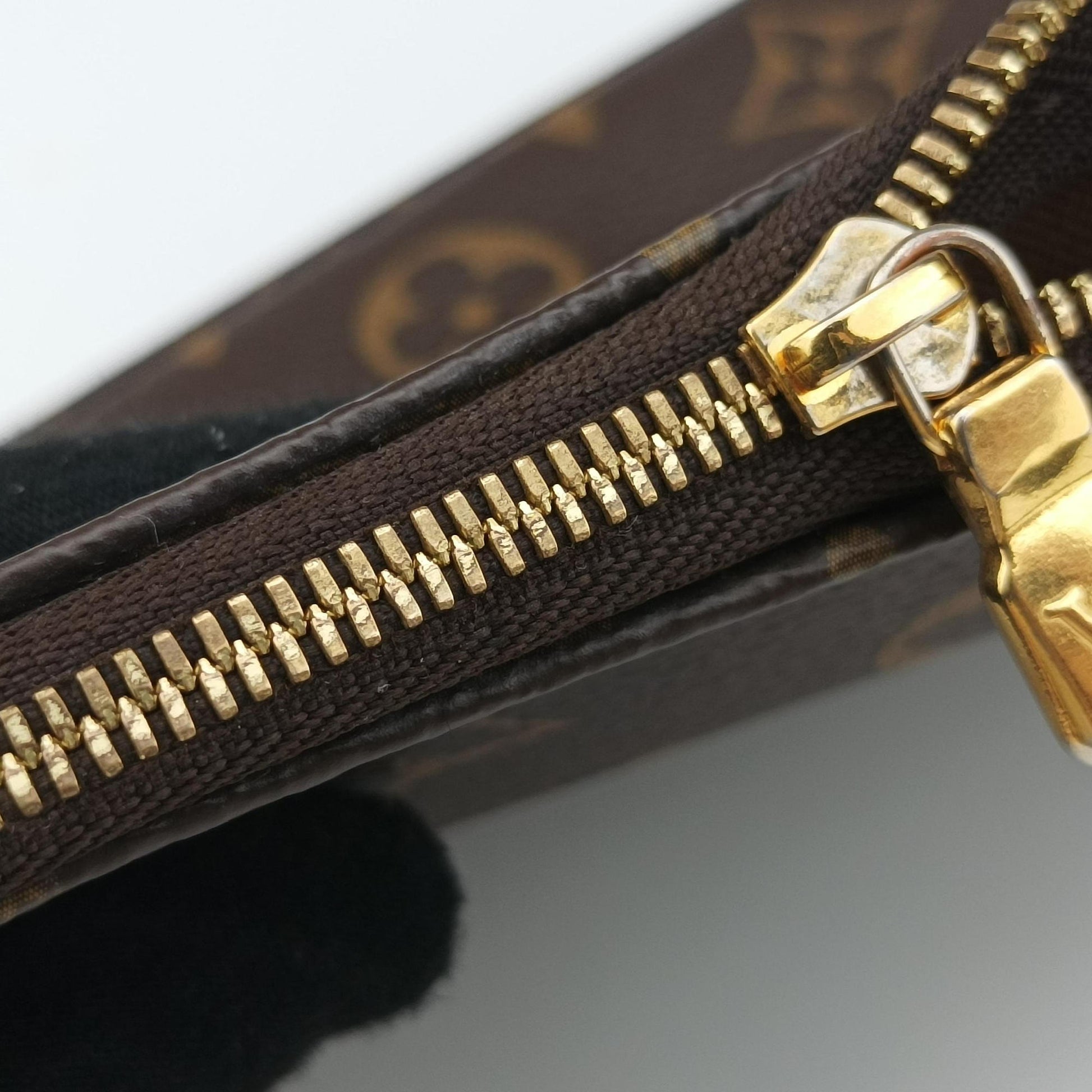 Multi Pochette Accessoir brown×khaki Monogram Canvas M44813 DR3149 DR3159ミュルティ ポシェット アクセソワール モノグラム/ブラウン×カーキ モノグラムキャンバス M44813 DR3149 DR3159