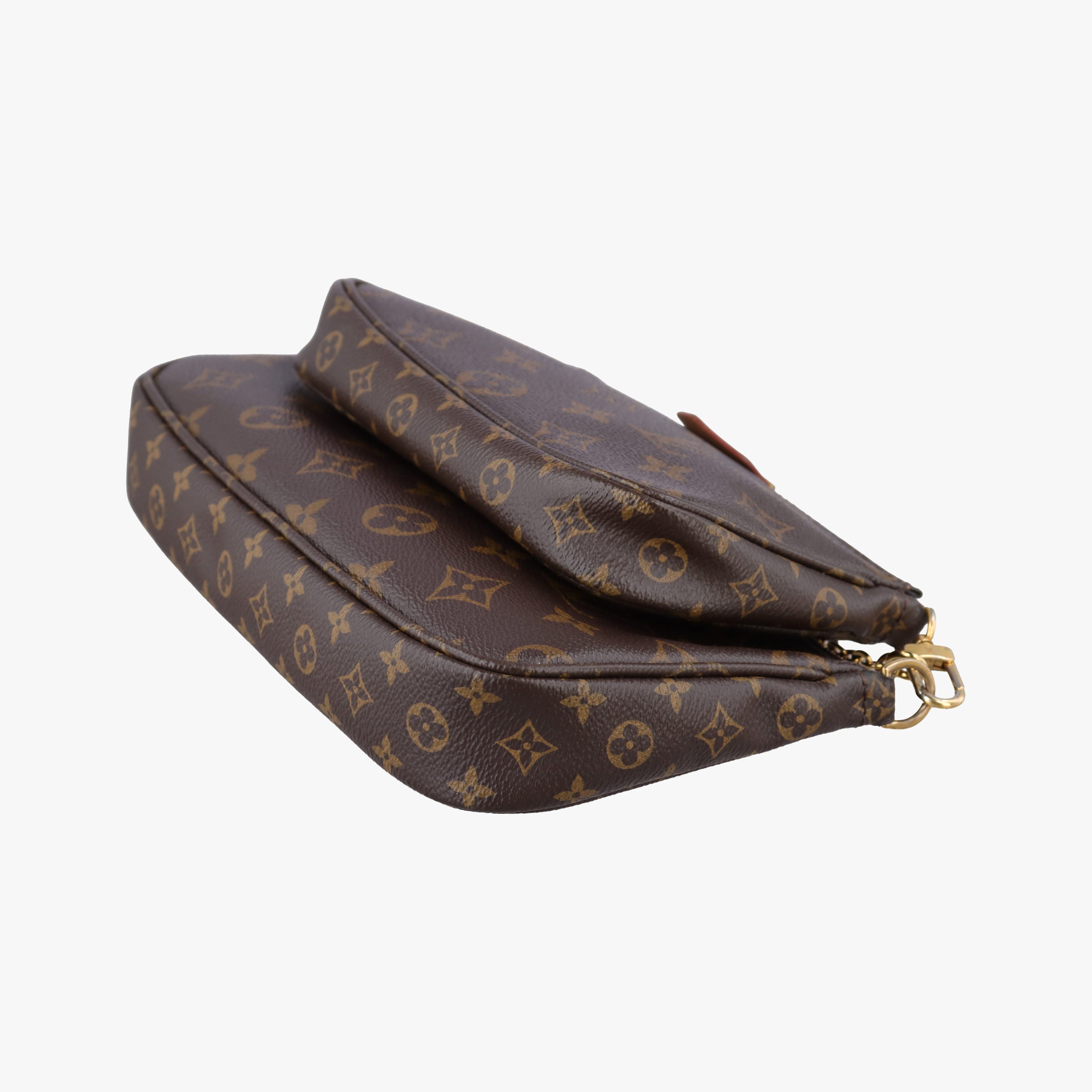 MULTI POCHETTE ACCESSOIRES brown×khaki Monogram Canvas M44840 CA0211ミュルティポシェットアクセソワール モノグラム/ブラウン×カーキ モノグラムキャンバス M44840 CA0211