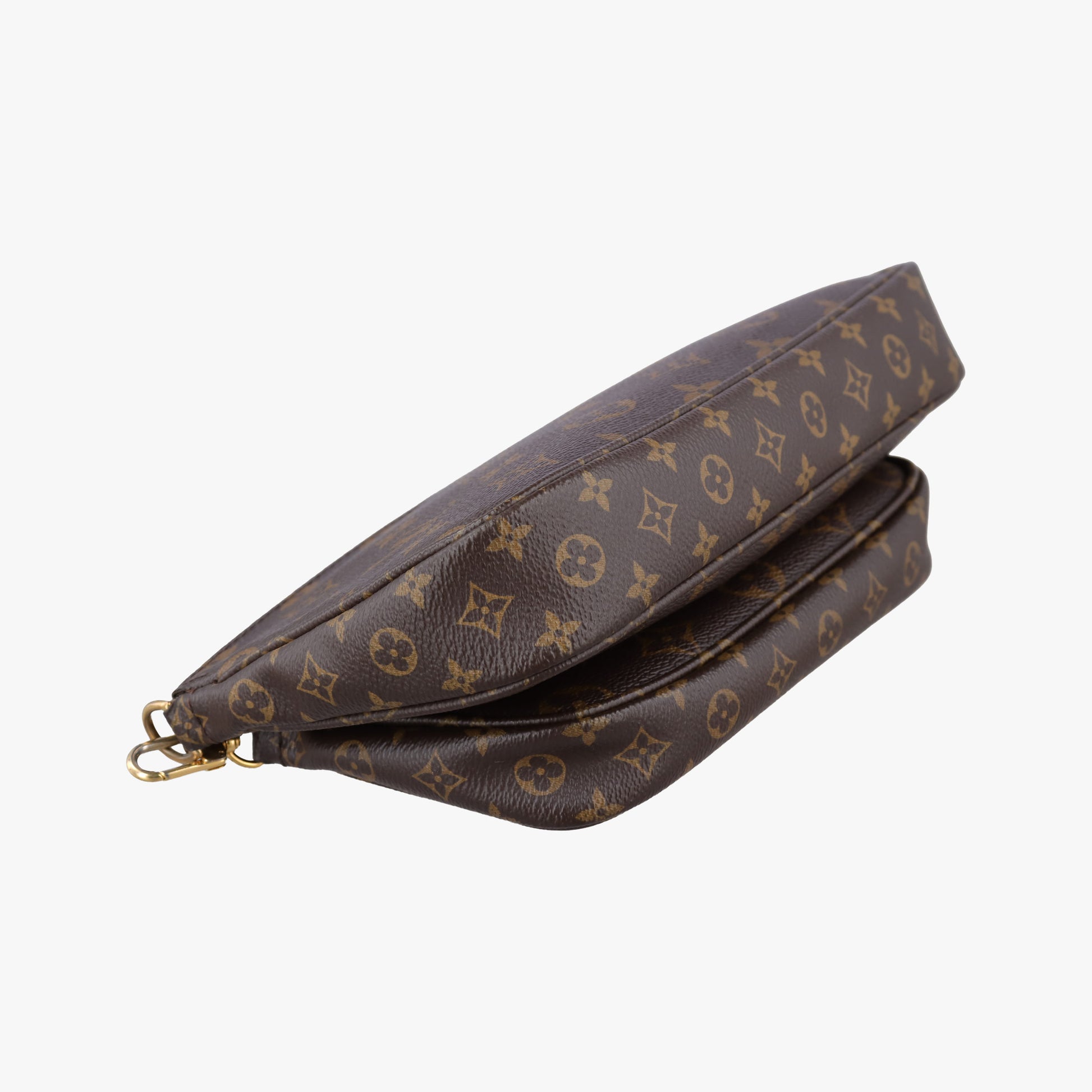 MULTI POCHETTE ACCESSOIRES brown×khaki Monogram Canvas M44840 CA0211ミュルティポシェットアクセソワール モノグラム/ブラウン×カーキ モノグラムキャンバス M44840 CA0211