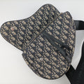 saddle Gray×Navy×Black Jacquard×Leather 02-BO-1128サドル グレー×ネイビー×ブラック ジャガード×レザー 02-BO-1128