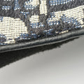 saddle Gray×Navy×Black Jacquard×Leather 02-BO-1128サドル グレー×ネイビー×ブラック ジャガード×レザー 02-BO-1128