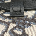 saddle Gray×Navy×Black Jacquard×Leather 02-BO-1128サドル グレー×ネイビー×ブラック ジャガード×レザー 02-BO-1128