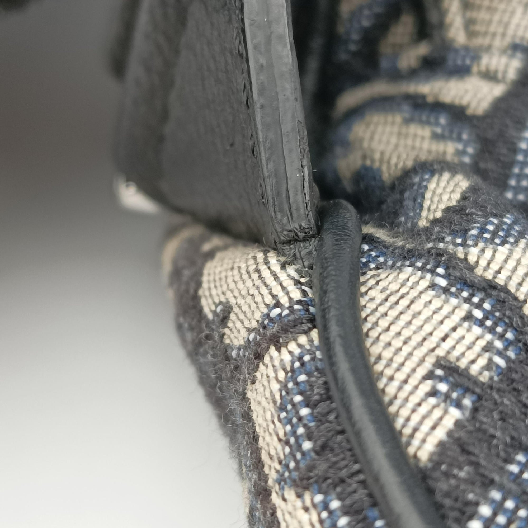 saddle Gray×Navy×Black Jacquard×Leather 02-BO-1128サドル グレー×ネイビー×ブラック ジャガード×レザー 02-BO-1128