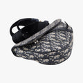 saddle Gray×Navy×Black Jacquard×Leather 02-BO-1128サドル グレー×ネイビー×ブラック ジャガード×レザー 02-BO-1128
