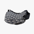 saddle Gray×Navy×Black Jacquard×Leather 02-BO-1128サドル グレー×ネイビー×ブラック ジャガード×レザー 02-BO-1128