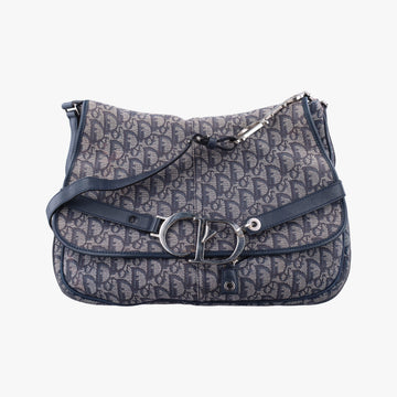 CD Logo Trotter Navy×Grey Jacquard×Leather 05-BO-0036CDロゴ トロッター ネイビー×グレー ジャガード×レザー 05-BO-0036