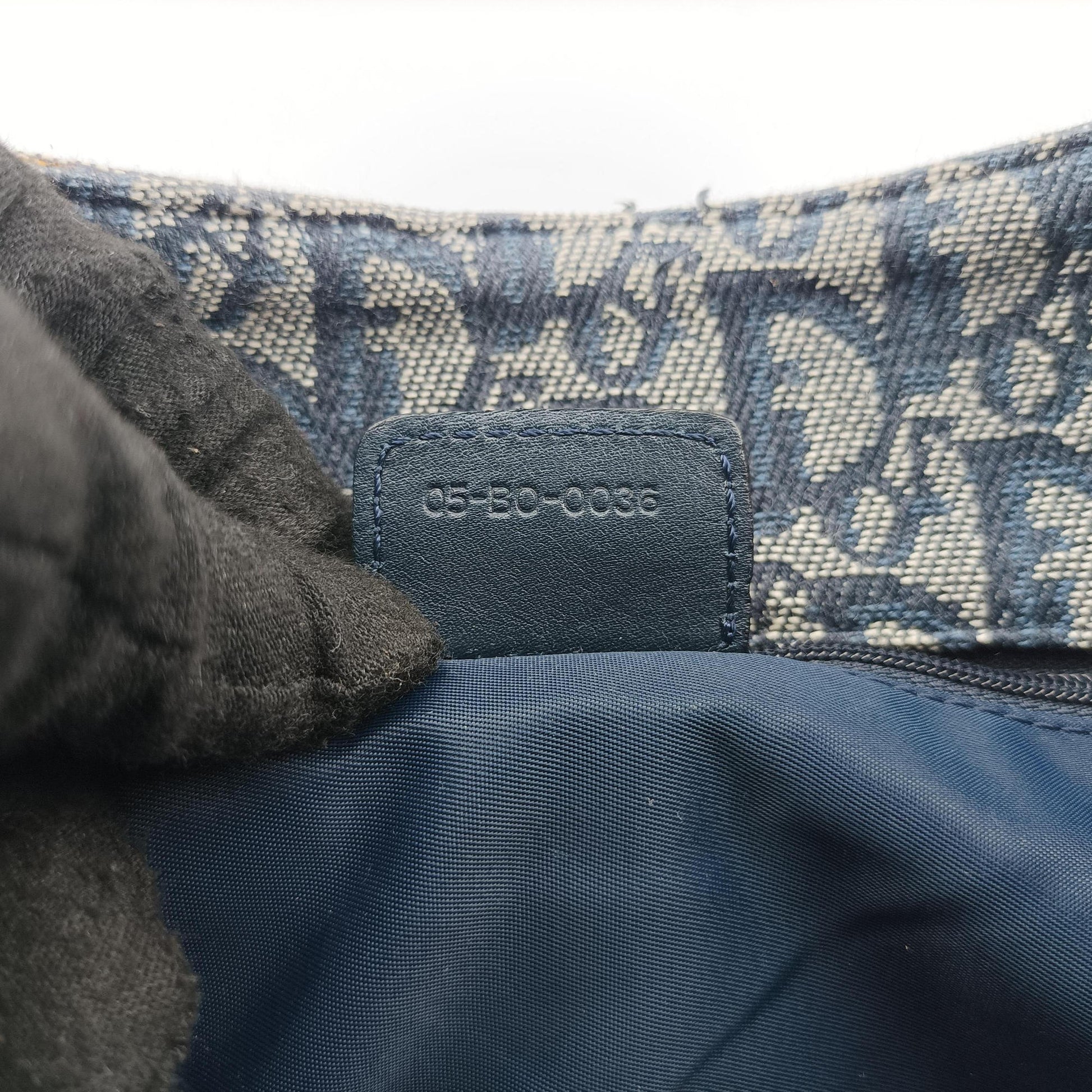 CD Logo Trotter Navy×Grey Jacquard×Leather 05-BO-0036CDロゴ トロッター ネイビー×グレー ジャガード×レザー 05-BO-0036