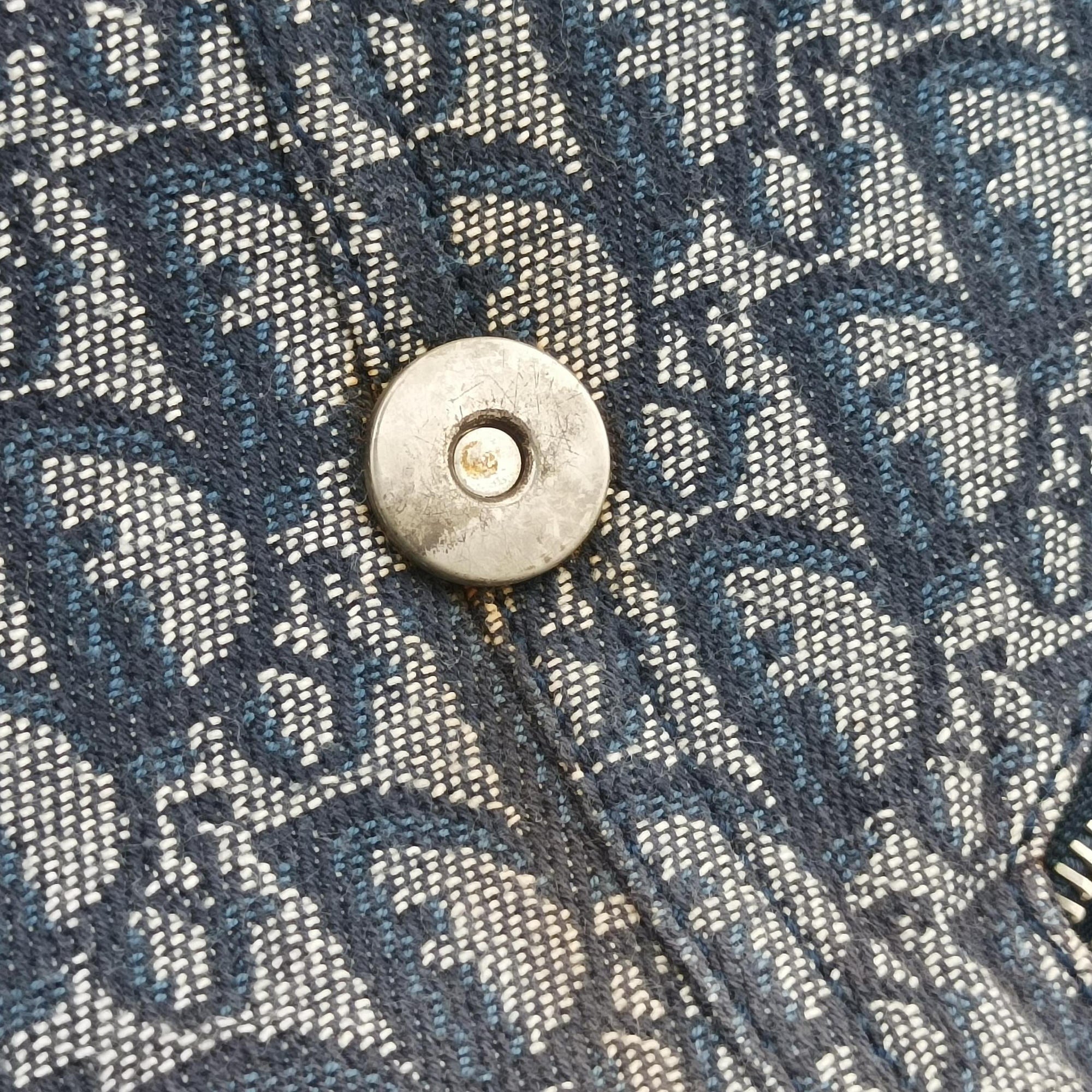 CD Logo Trotter Navy×Grey Jacquard×Leather 05-BO-0036CDロゴ トロッター ネイビー×グレー ジャガード×レザー 05-BO-0036