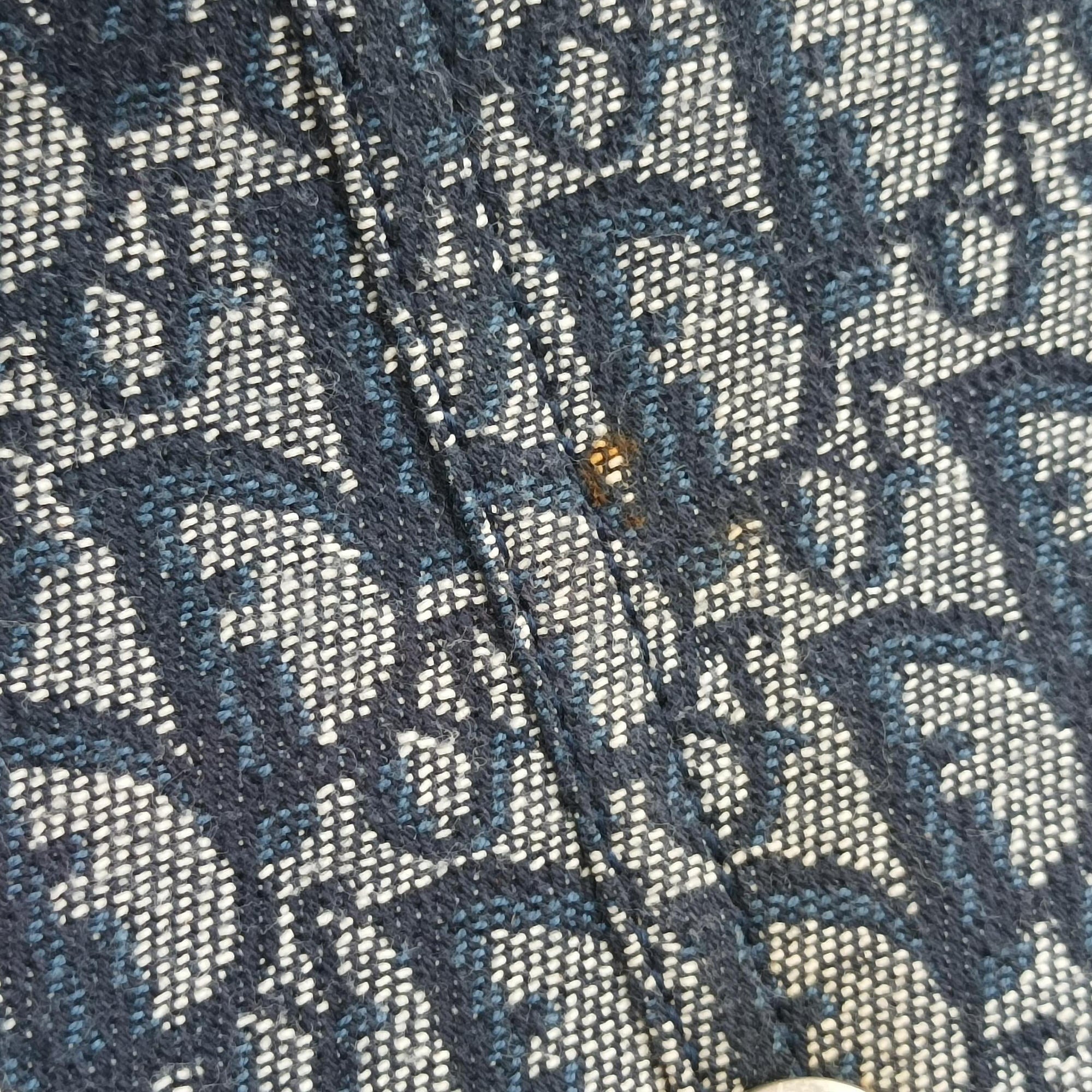 CD Logo Trotter Navy×Grey Jacquard×Leather 05-BO-0036CDロゴ トロッター ネイビー×グレー ジャガード×レザー 05-BO-0036