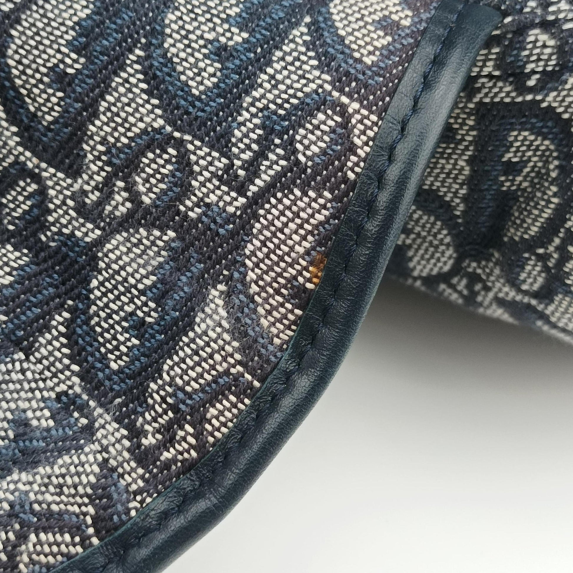 CD Logo Trotter Navy×Grey Jacquard×Leather 05-BO-0036CDロゴ トロッター ネイビー×グレー ジャガード×レザー 05-BO-0036