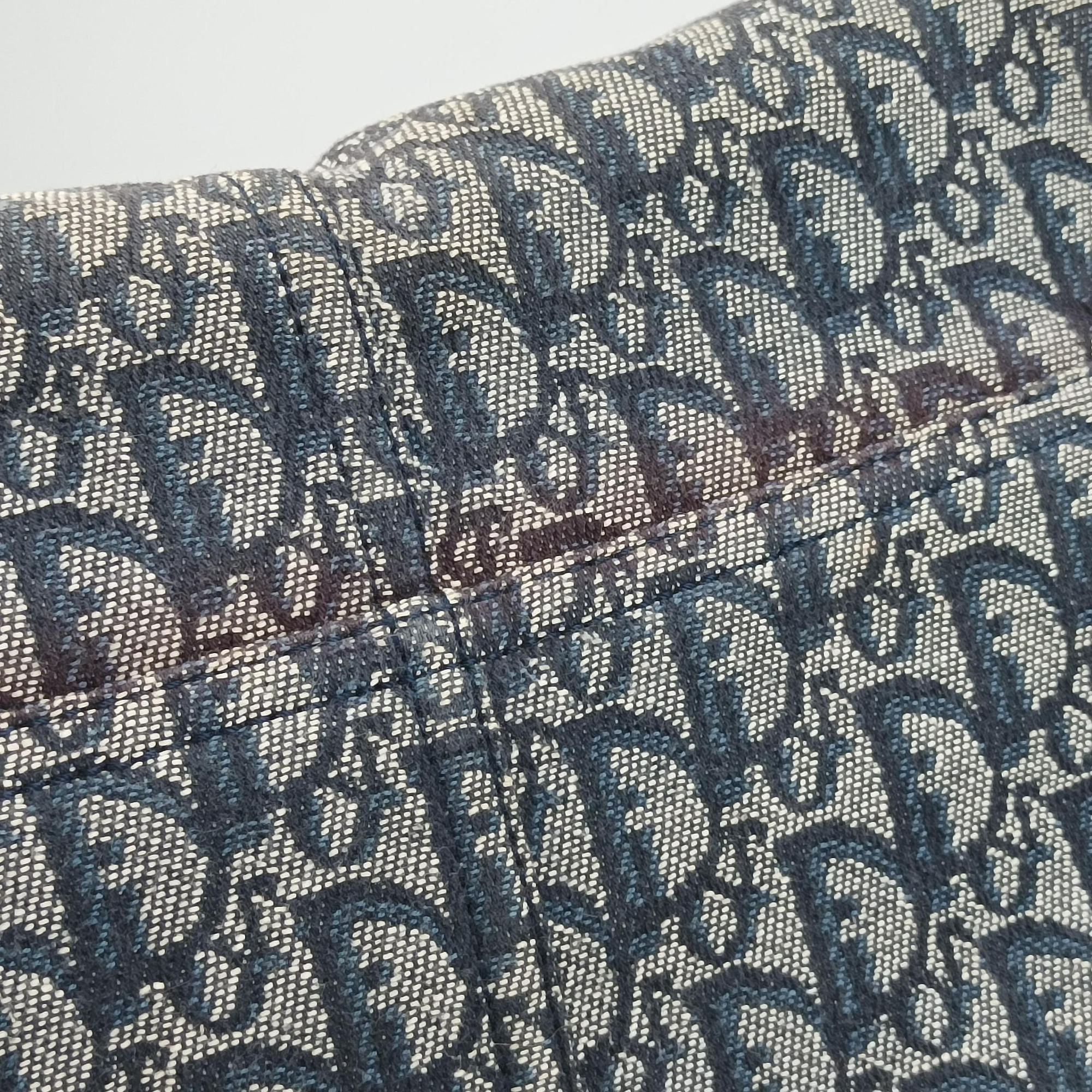 CD Logo Trotter Navy×Grey Jacquard×Leather 05-BO-0036CDロゴ トロッター ネイビー×グレー ジャガード×レザー 05-BO-0036