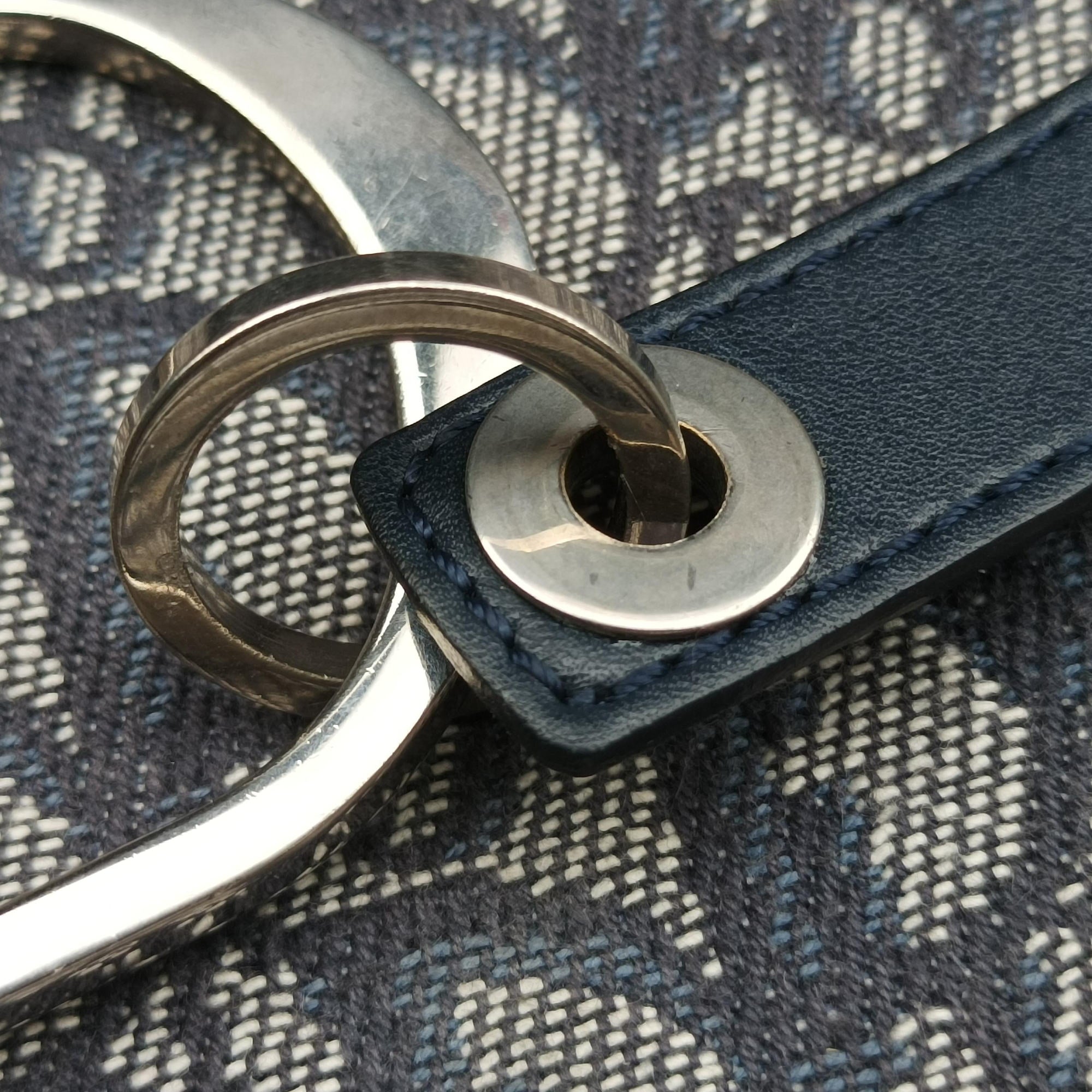CD Logo Trotter Navy×Grey Jacquard×Leather 05-BO-0036CDロゴ トロッター ネイビー×グレー ジャガード×レザー 05-BO-0036