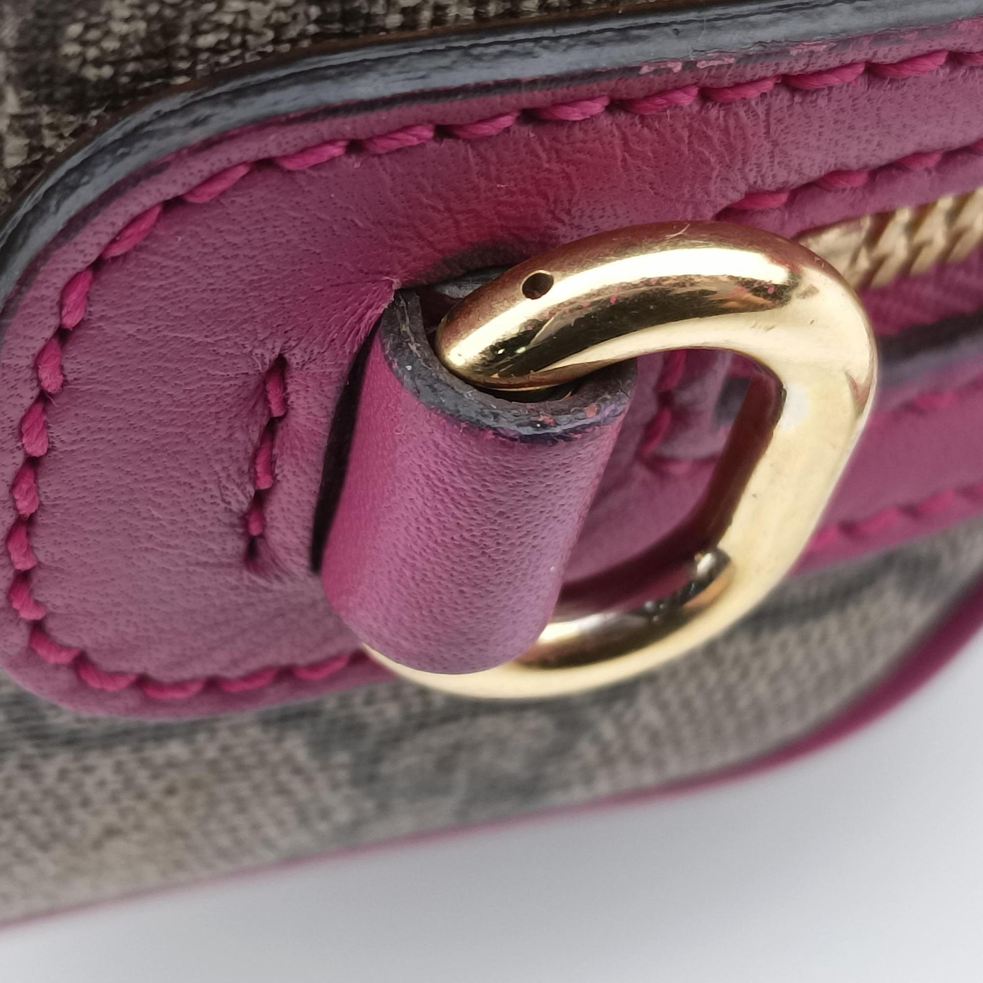 GG Supreme beige×red×pink PVC coated canvas×Leather 432123 B019790303GG スプリーム ベージュ×レッド×ピンク PVCコーティングキャンバス×レザー 432123 B019790303