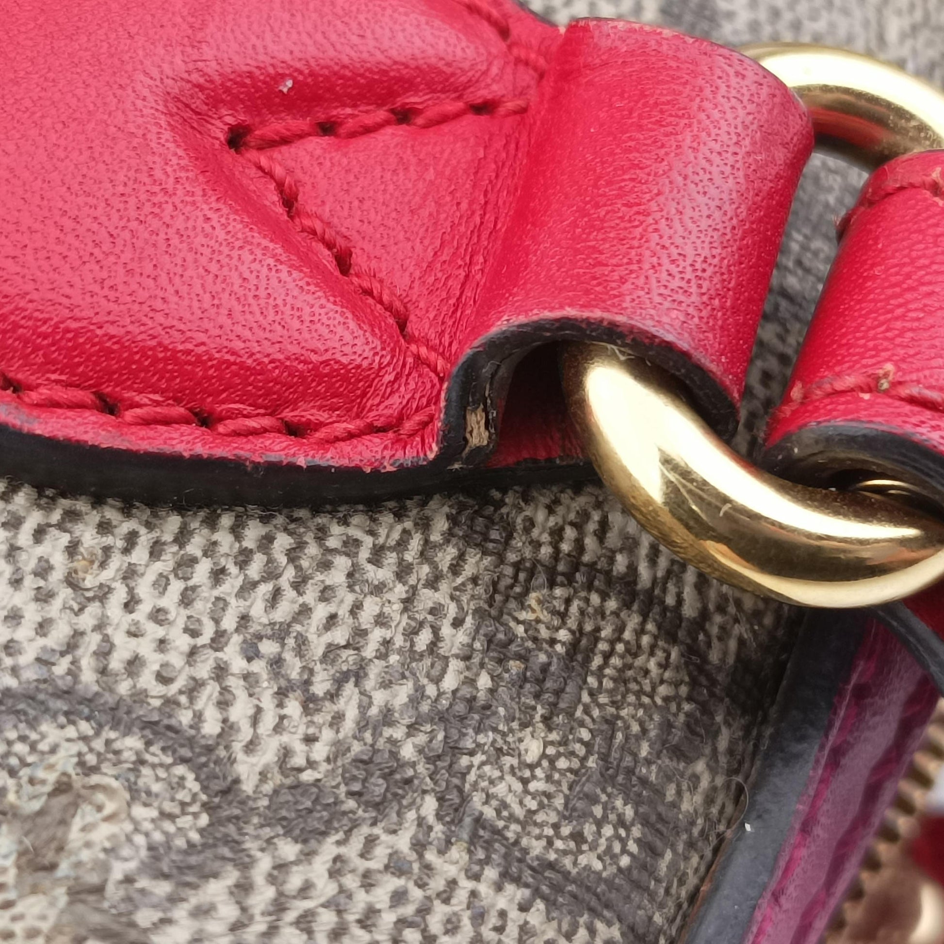 GG Supreme beige×red×pink PVC coated canvas×Leather 432123 B019790303GG スプリーム ベージュ×レッド×ピンク PVCコーティングキャンバス×レザー 432123 B019790303