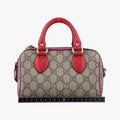 GG Supreme beige×red×pink PVC coated canvas×Leather 432123 B019790303GG スプリーム ベージュ×レッド×ピンク PVCコーティングキャンバス×レザー 432123 B019790303