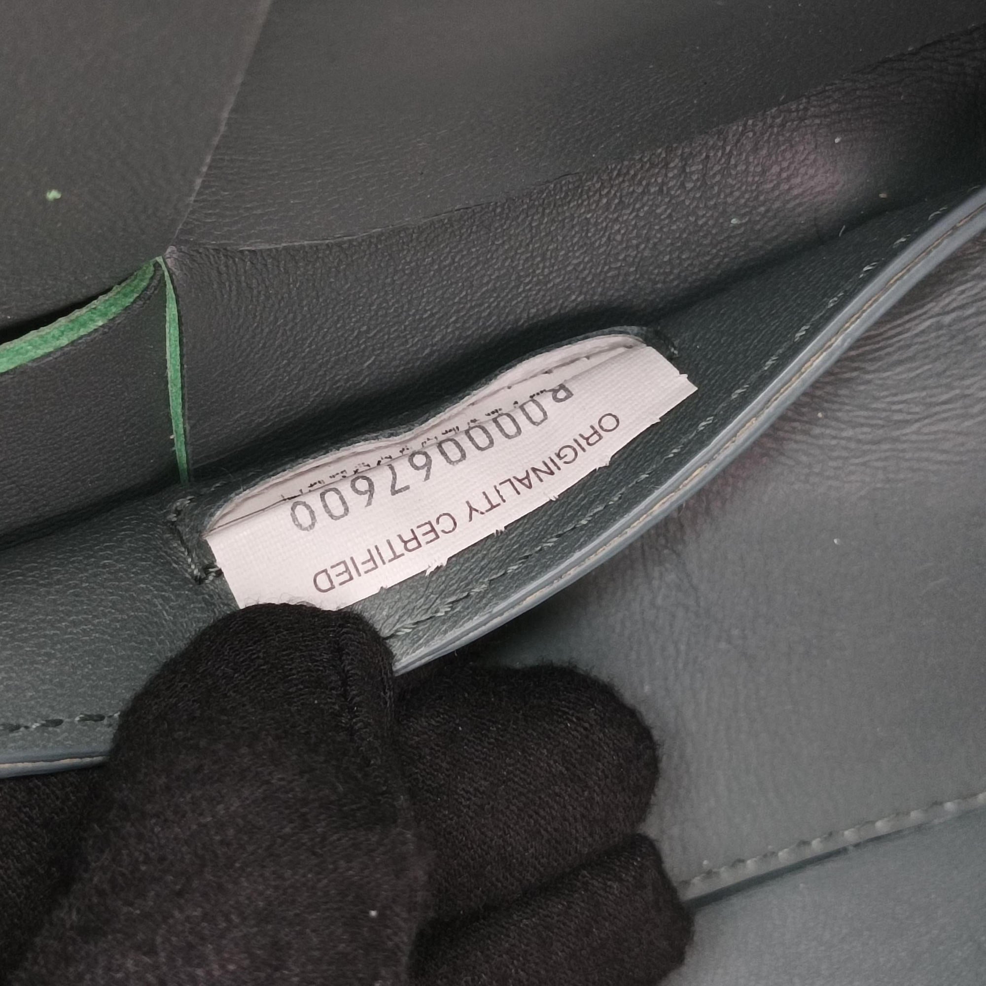 THE ARCO Tote Green lambskin R00006760Oザ アルコ トート グリーン ラムスキン R00006760O