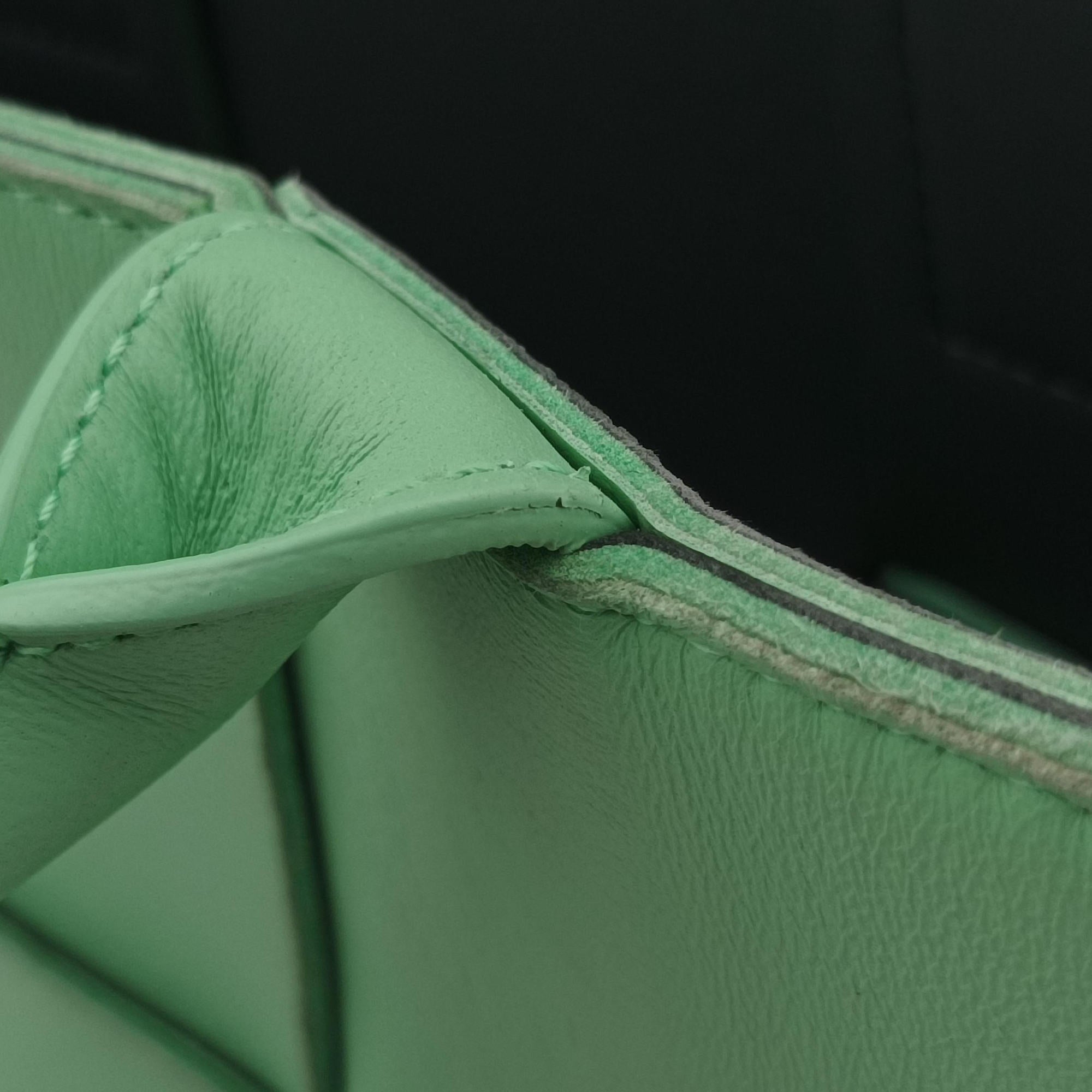 THE ARCO Tote Green lambskin R00006760Oザ アルコ トート グリーン ラムスキン R00006760O