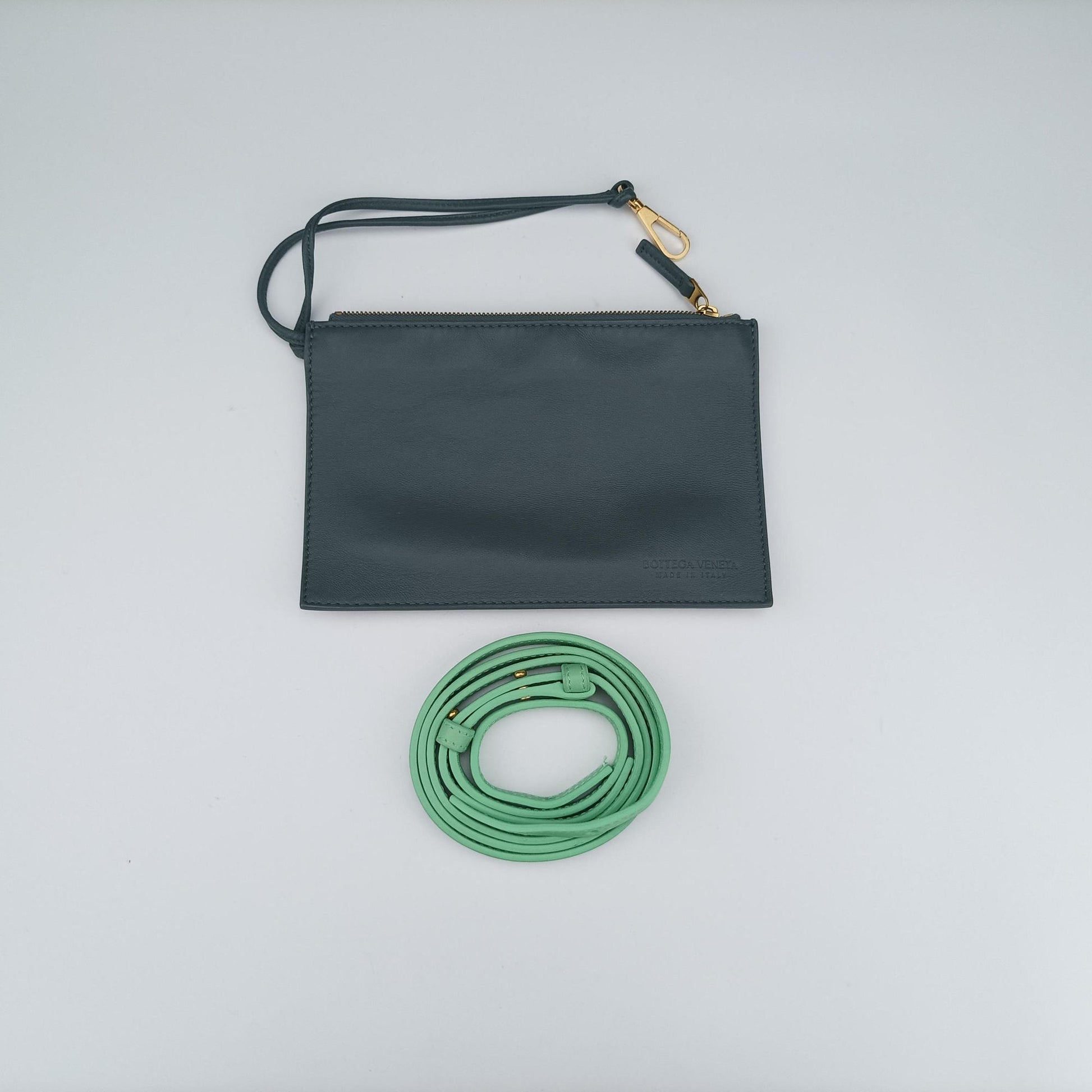 THE ARCO Tote Green lambskin R00006760Oザ アルコ トート グリーン ラムスキン R00006760O