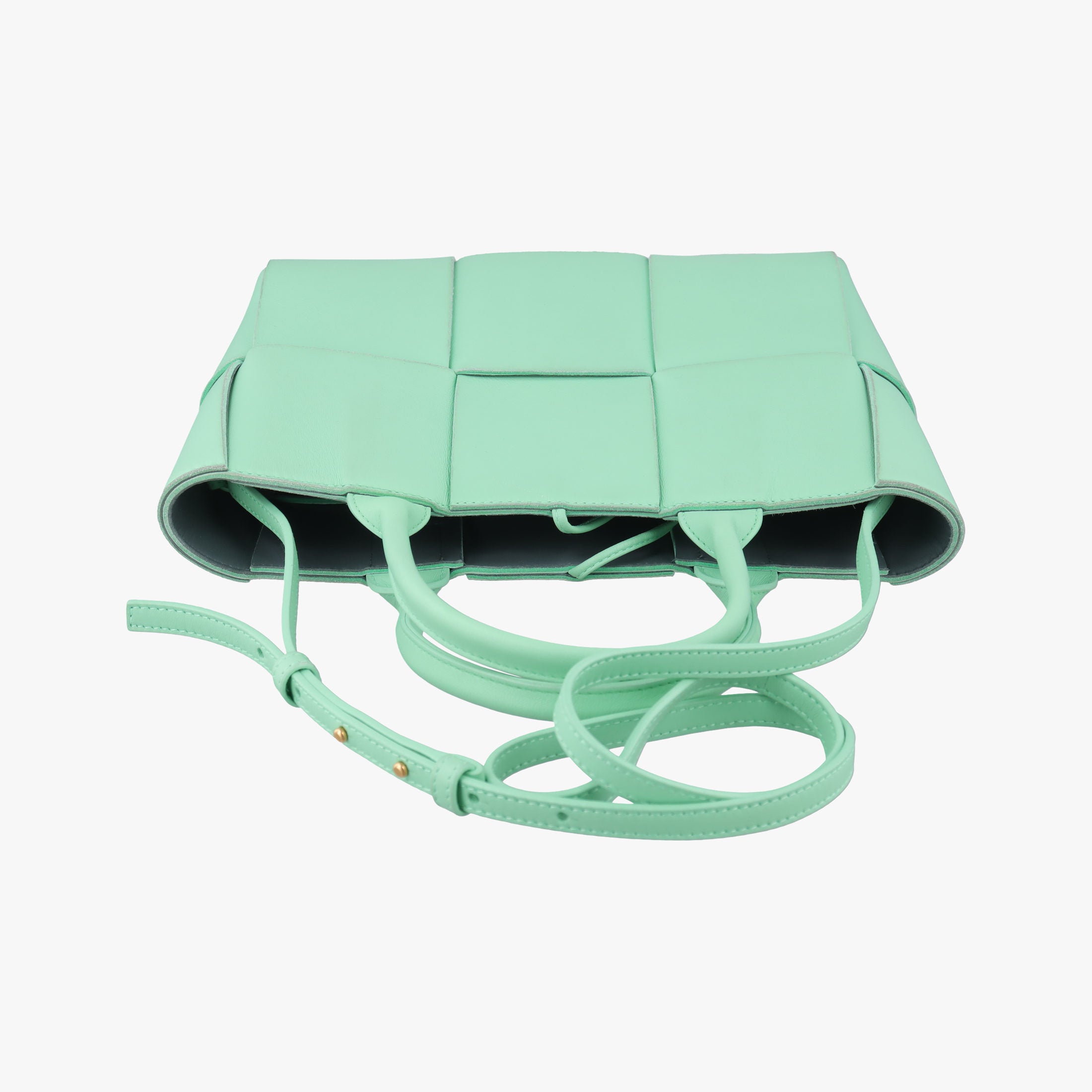THE ARCO Tote Green lambskin R00006760Oザ アルコ トート グリーン ラムスキン R00006760O