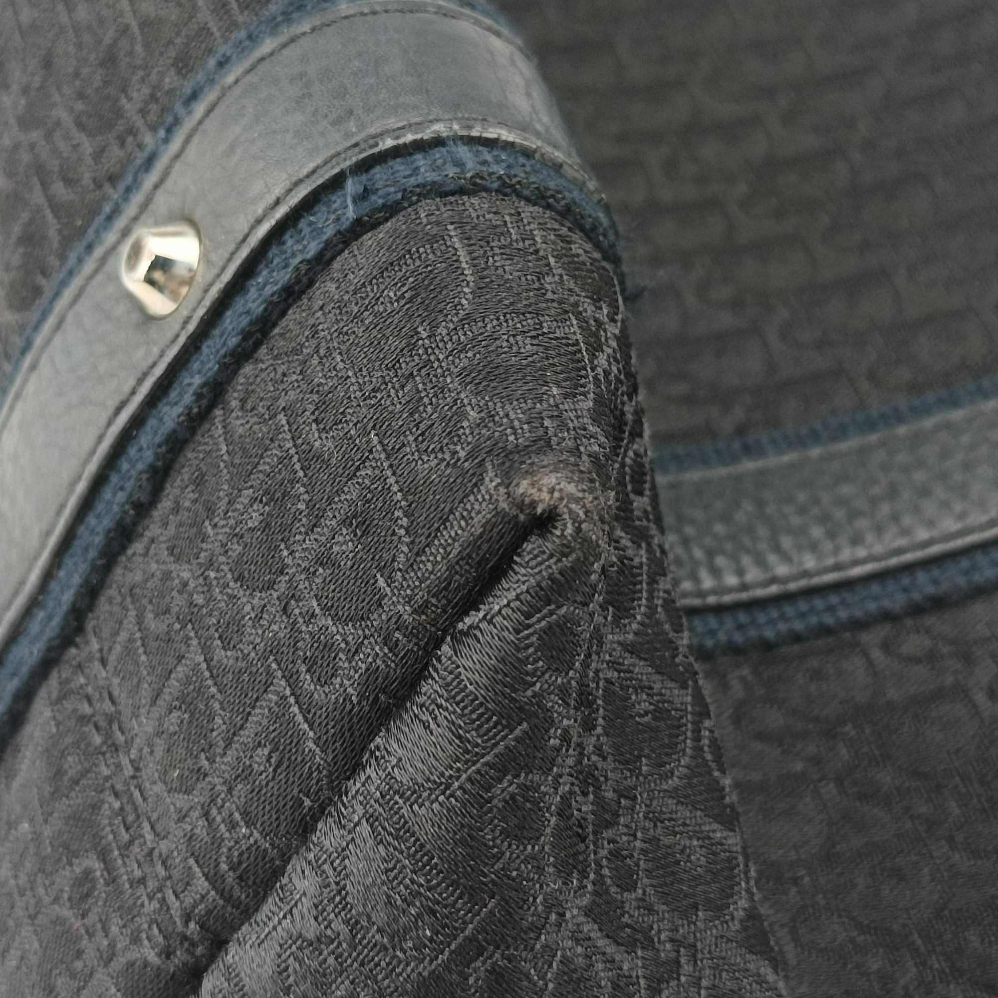 Street Chic Trotter Black×Navy Canvas×Leather 05-BO-1025ストリートシックトロッター ネービー×ブラック キャンバス×レザー 05-BO-1025