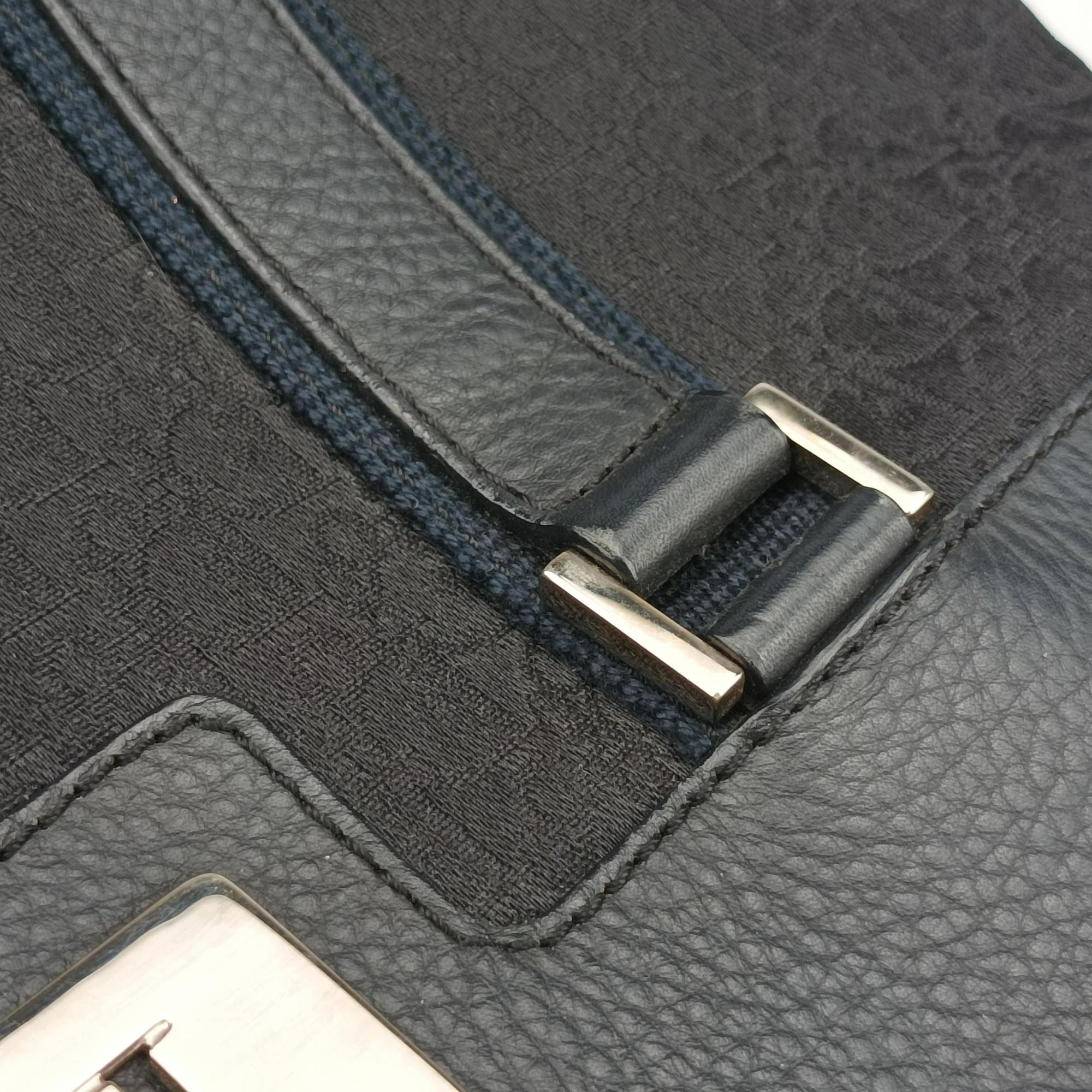 Street Chic Trotter Black×Navy Canvas×Leather 05-BO-1025ストリートシックトロッター ネービー×ブラック キャンバス×レザー 05-BO-1025