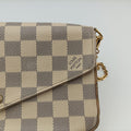 Pochette Felicie Azur Damier Canvas N63106 MI4197ポシェットフェリシー アズール ダミエキャンバス N63106 MI4197