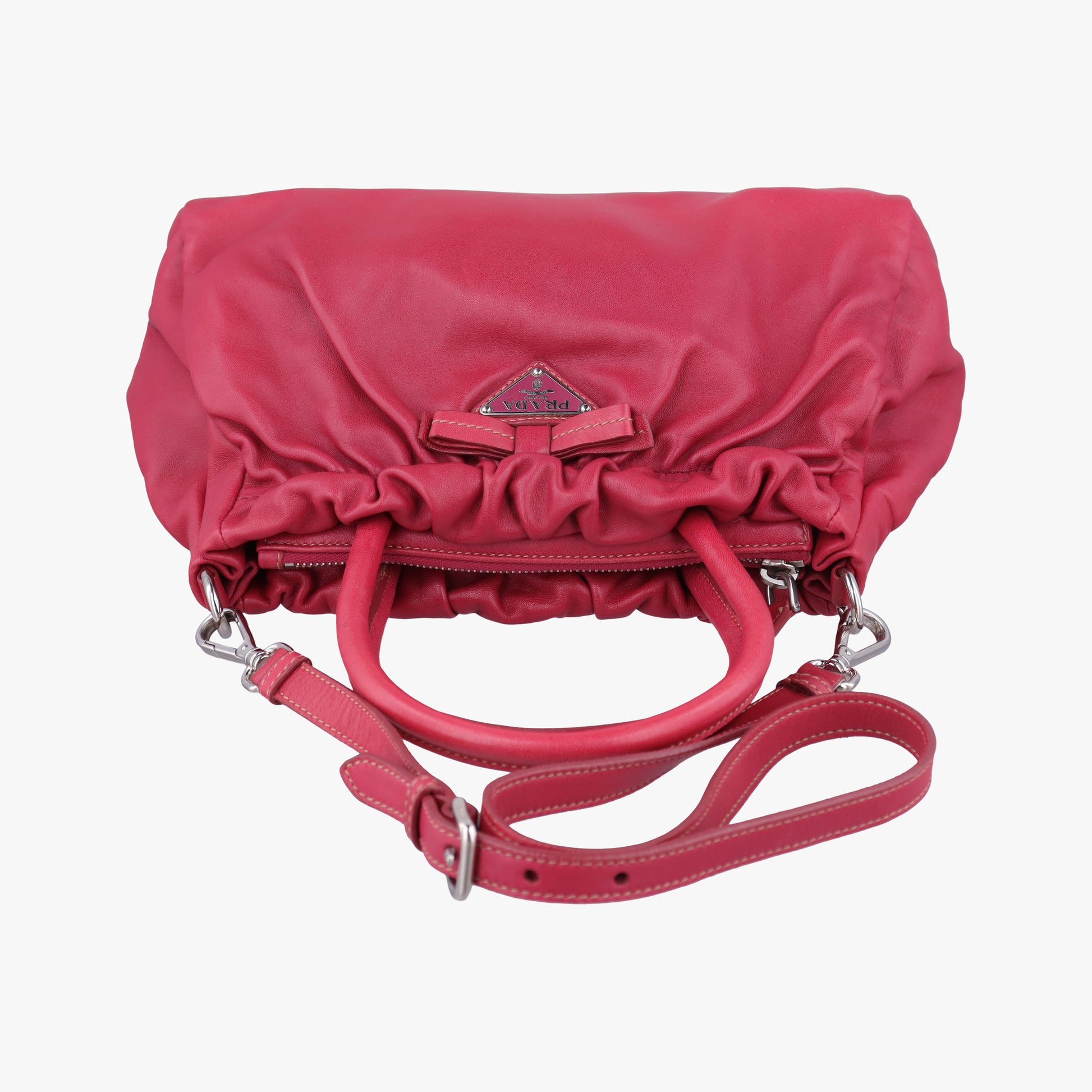 ribbon gather Red Leather BN1631 31/8リボンギャザー レッド レザー BN1631 31/8