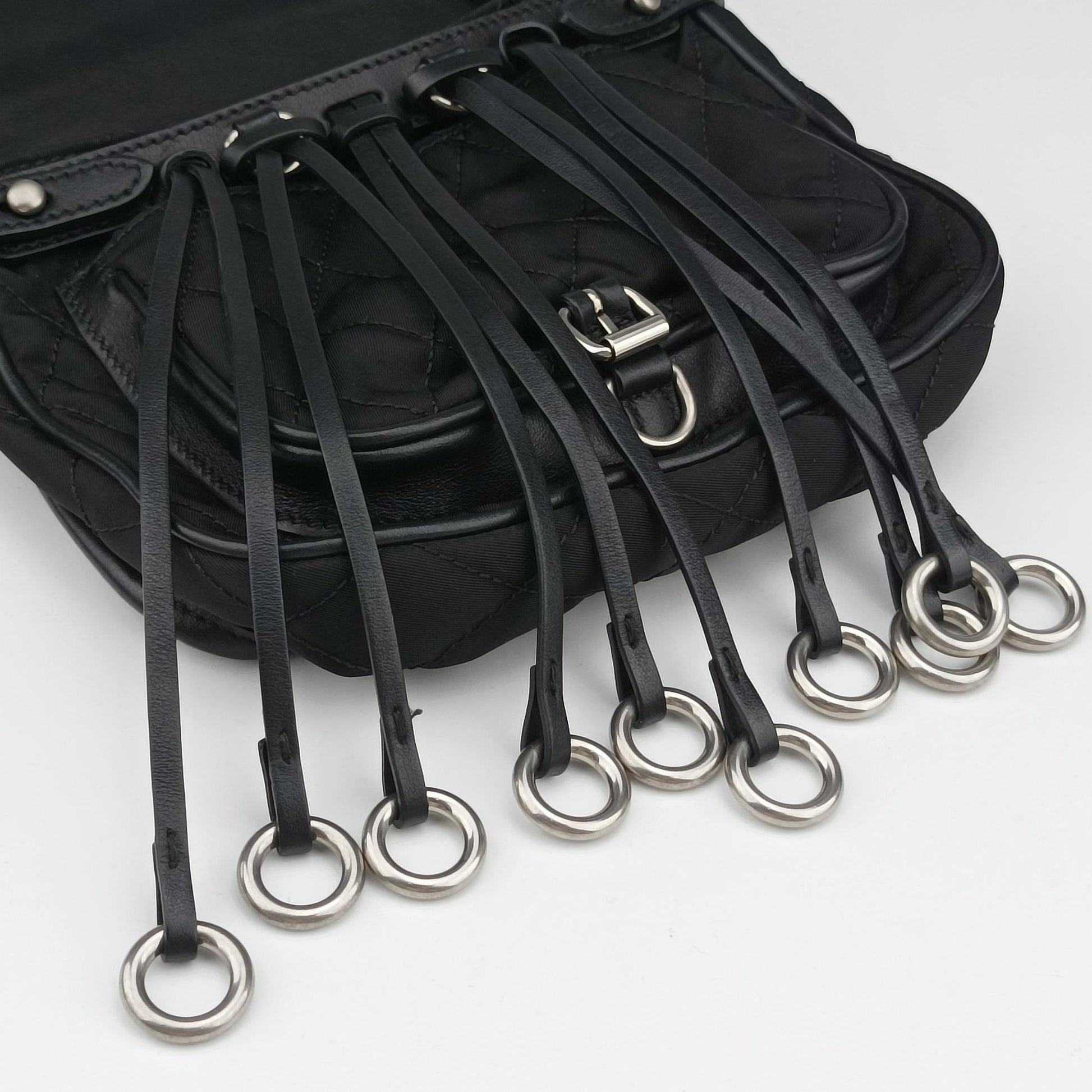 Corsaire Black Leather x nylon 180/Rコルセア ブラック レザー x ナイロン 180/R