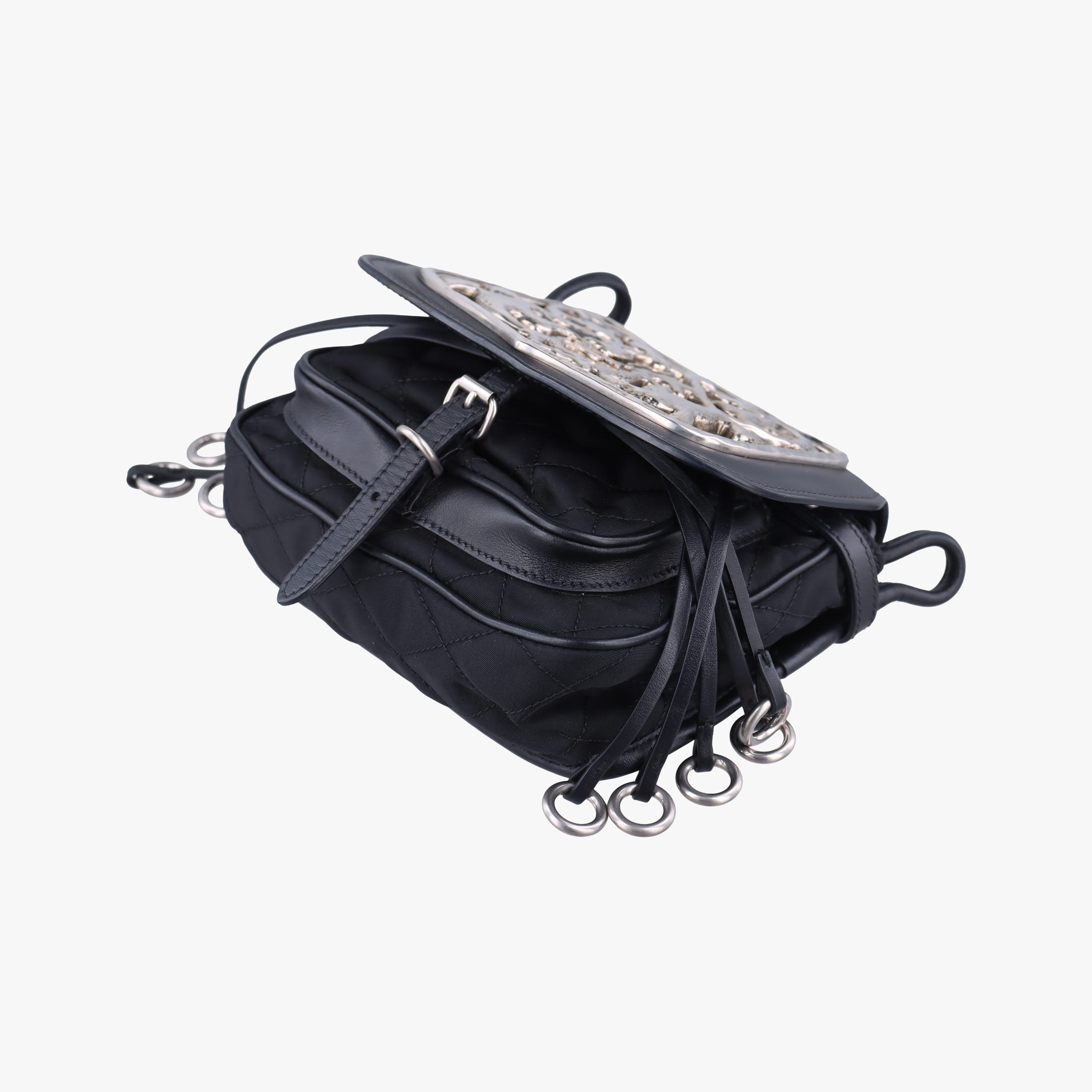 Corsaire Black Leather x nylon 180/Rコルセア ブラック レザー x ナイロン 180/R