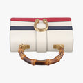 Dionysus bamboo White×navy×red Leather 448075 I020376623ディオニュソス バンブー ホワイト×ネイビー×レッド レザー 448075 I020376623