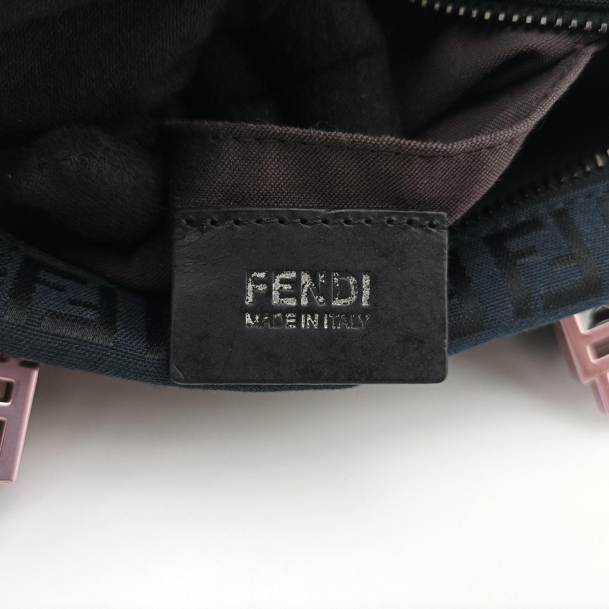 Forever Bauletto Zucchino Black×pink canvas×leather 8BL068 8BL068/HJE 128/2305フォーエバー バウレット  ズッキーノ ブラック×ピンク キャンバス×レザー 8BL068 8BL068/HJE 128/2305