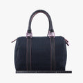 Forever Bauletto Zucchino Black×pink canvas×leather 8BL068 8BL068/HJE 128/2305フォーエバー バウレット  ズッキーノ ブラック×ピンク キャンバス×レザー 8BL068 8BL068/HJE 128/2305
