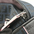 Forever Bauletto Zucchino Black×pink canvas×leather 8BL068 8BL068/HJE 128/2305フォーエバー バウレット  ズッキーノ ブラック×ピンク キャンバス×レザー 8BL068 8BL068/HJE 128/2305