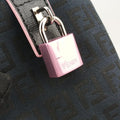 Forever Bauletto Zucchino Black×pink canvas×leather 8BL068 8BL068/HJE 128/2305フォーエバー バウレット  ズッキーノ ブラック×ピンク キャンバス×レザー 8BL068 8BL068/HJE 128/2305