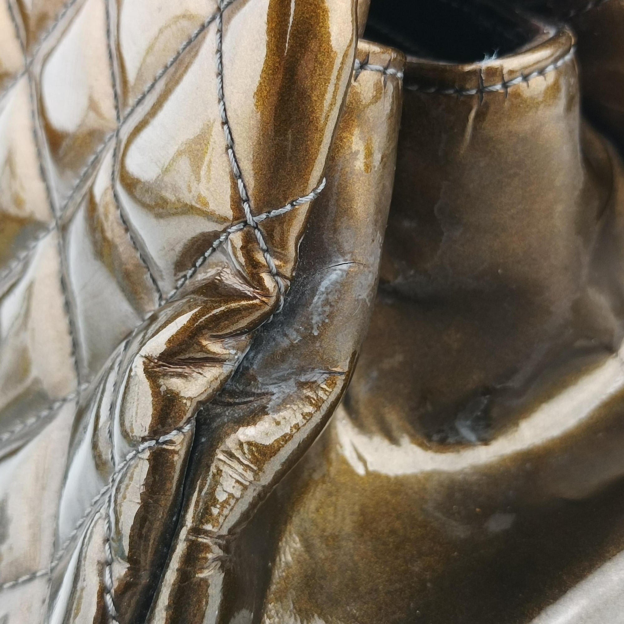 Mademoiselle Bowling Golden×Multicolour Patent A49854 15057639マドモアゼル ボーリング ゴールド×マルチカラー パテント A49854 15057639