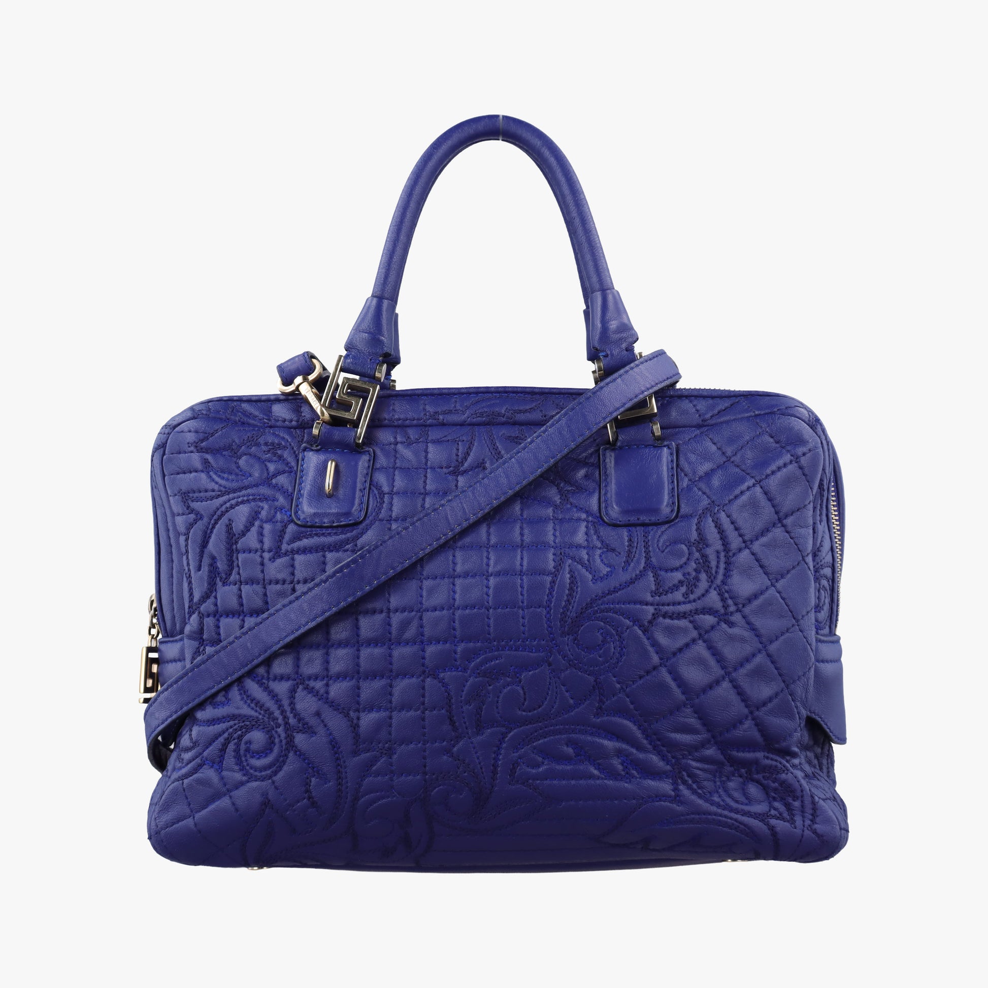 Medusa Demetra Vanitas Satchel Blue Leather メデューサ デメテル バニティ サッチェル ブルー レザー 