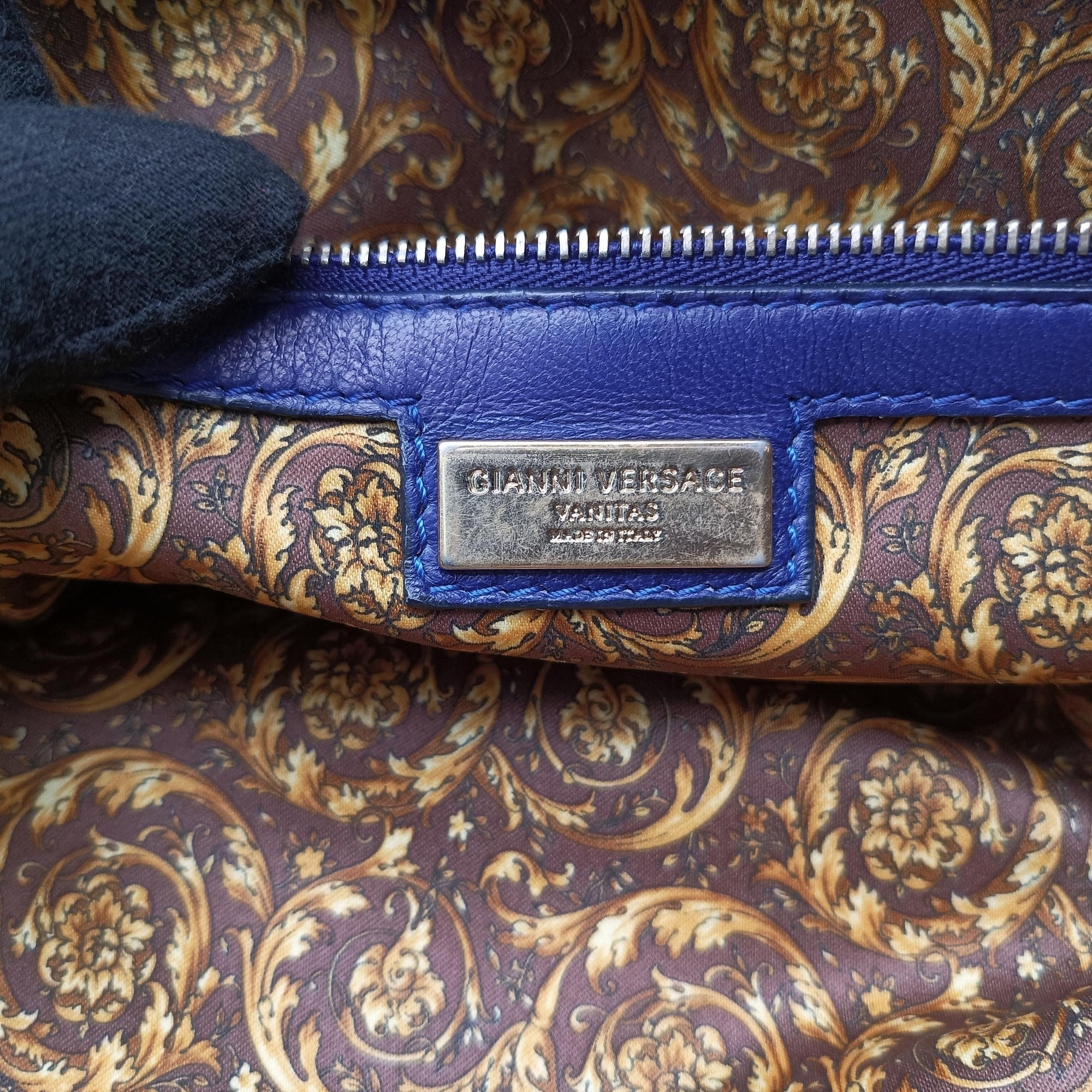 Medusa Demetra Vanitas Satchel Blue Leather メデューサ デメテル バニティ サッチェル ブルー レザー 