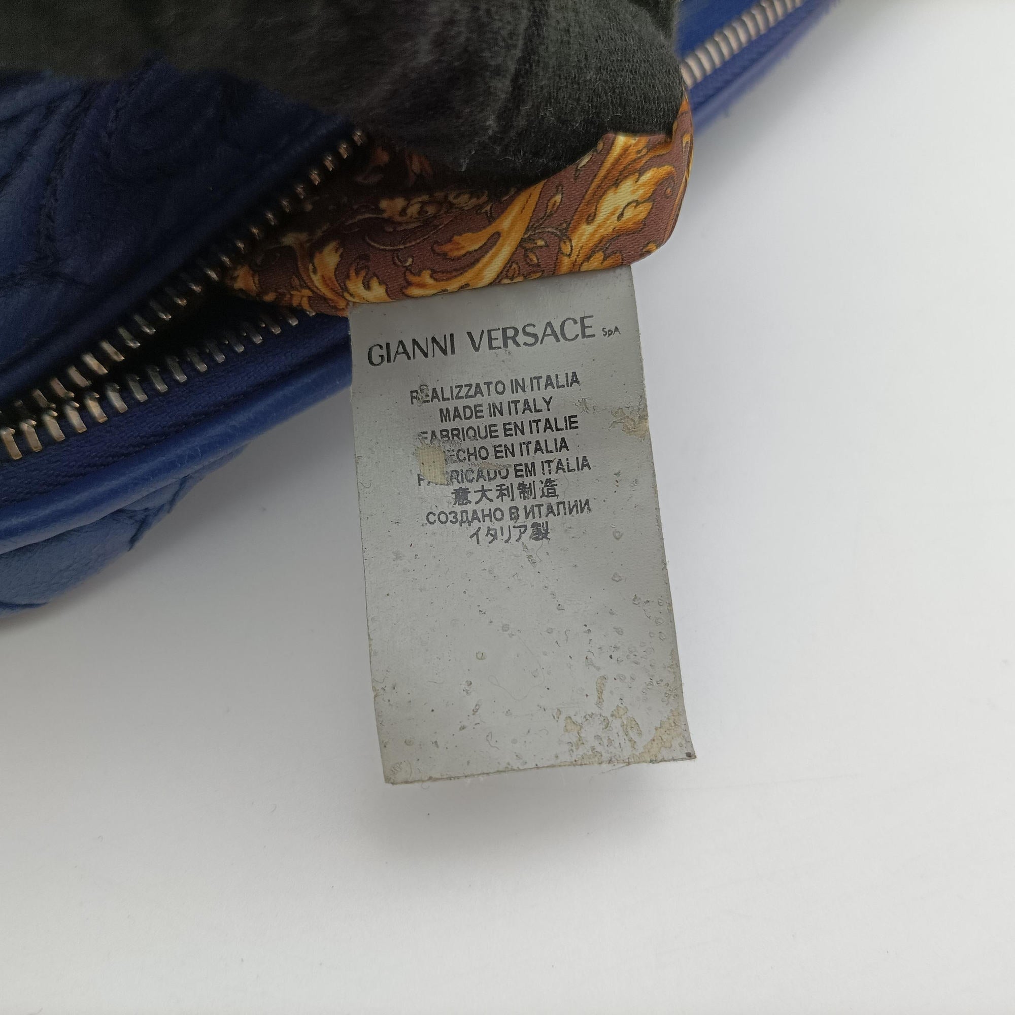 Medusa Demetra Vanitas Satchel Blue Leather メデューサ デメテル バニティ サッチェル ブルー レザー 