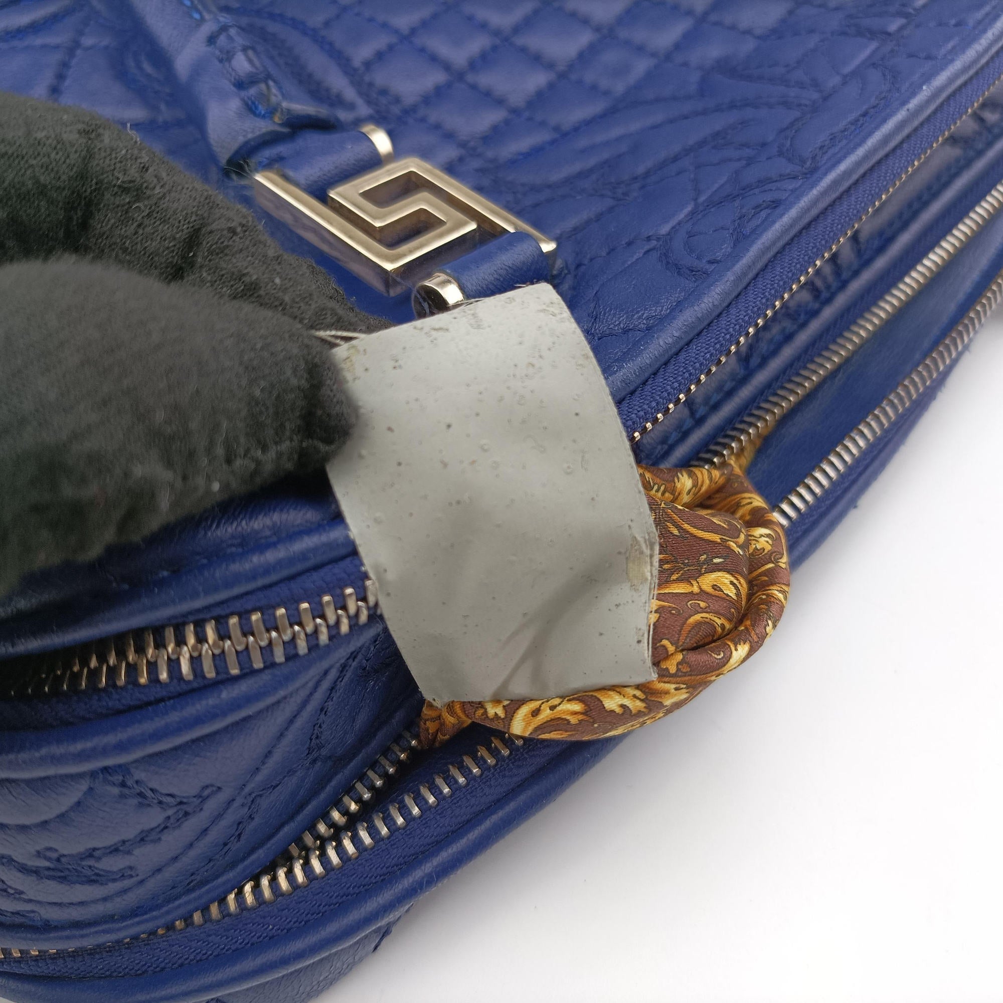 Medusa Demetra Vanitas Satchel Blue Leather メデューサ デメテル バニティ サッチェル ブルー レザー 