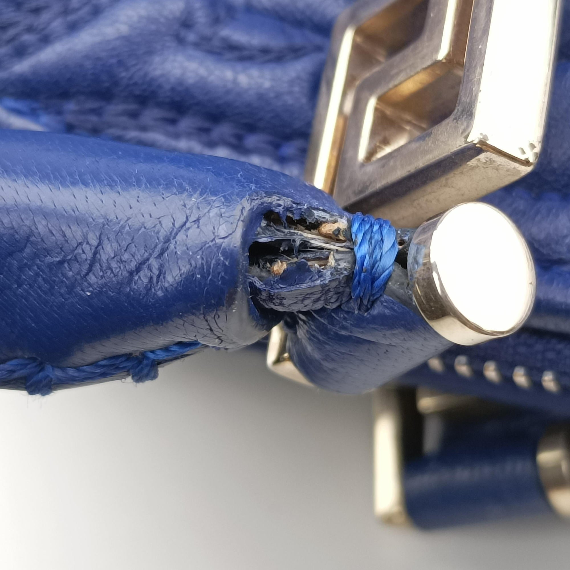 Medusa Demetra Vanitas Satchel Blue Leather メデューサ デメテル バニティ サッチェル ブルー レザー 